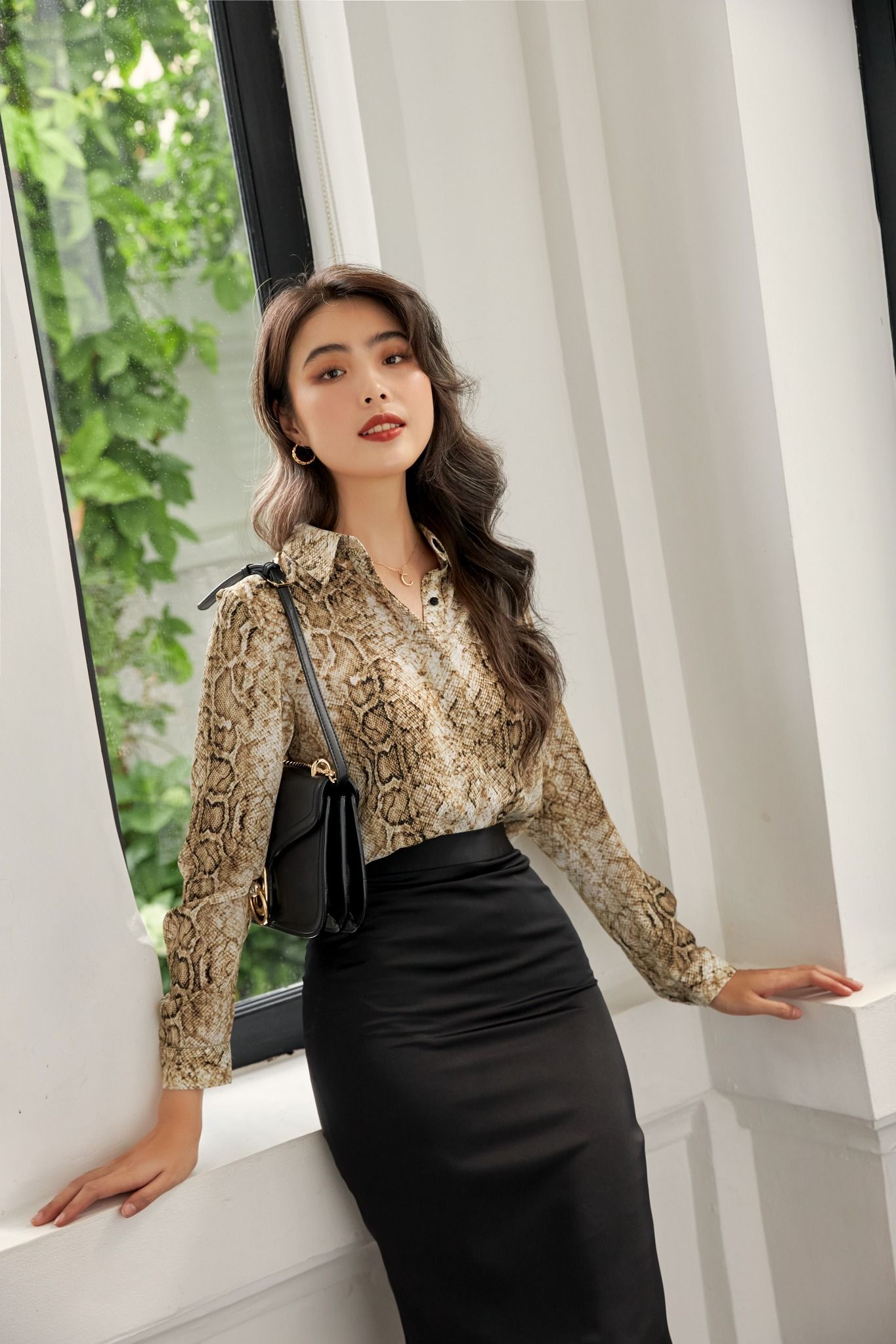 Áo Sơ Mi Hoạ Tiết FAS186