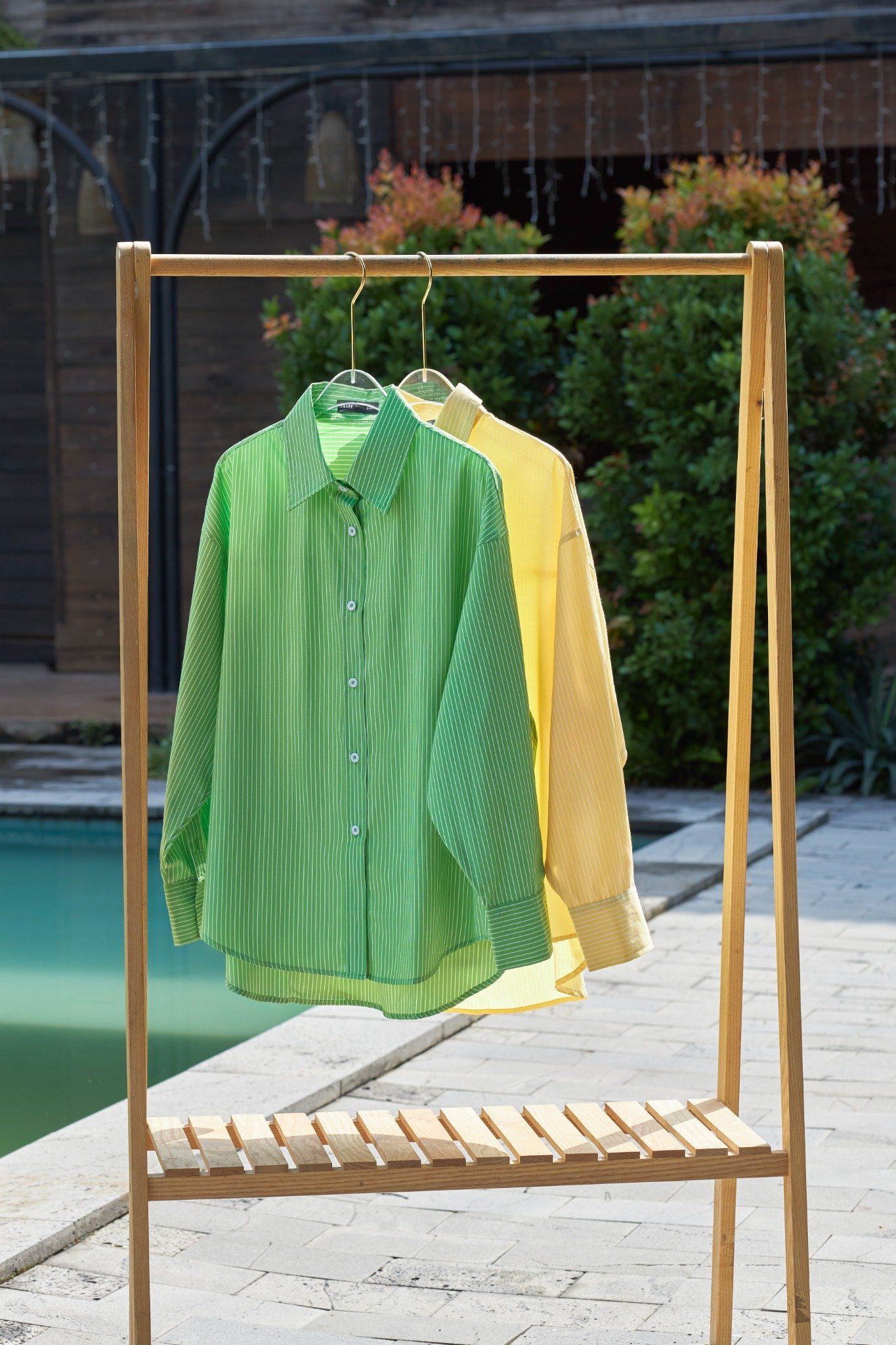 Áo Sơ Mi Sọc Oversize FAS337