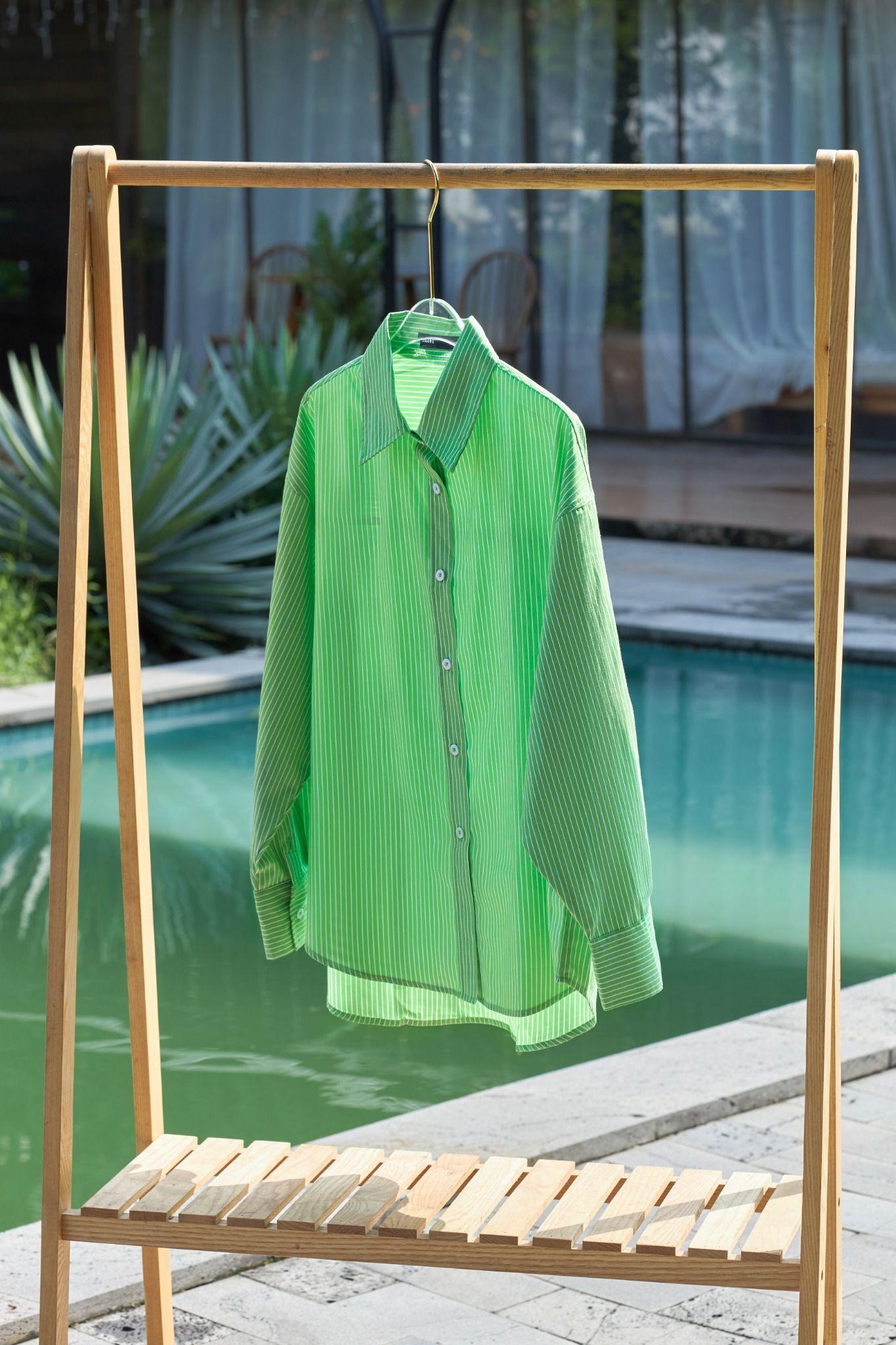 Áo Sơ Mi Sọc Oversize FAS337