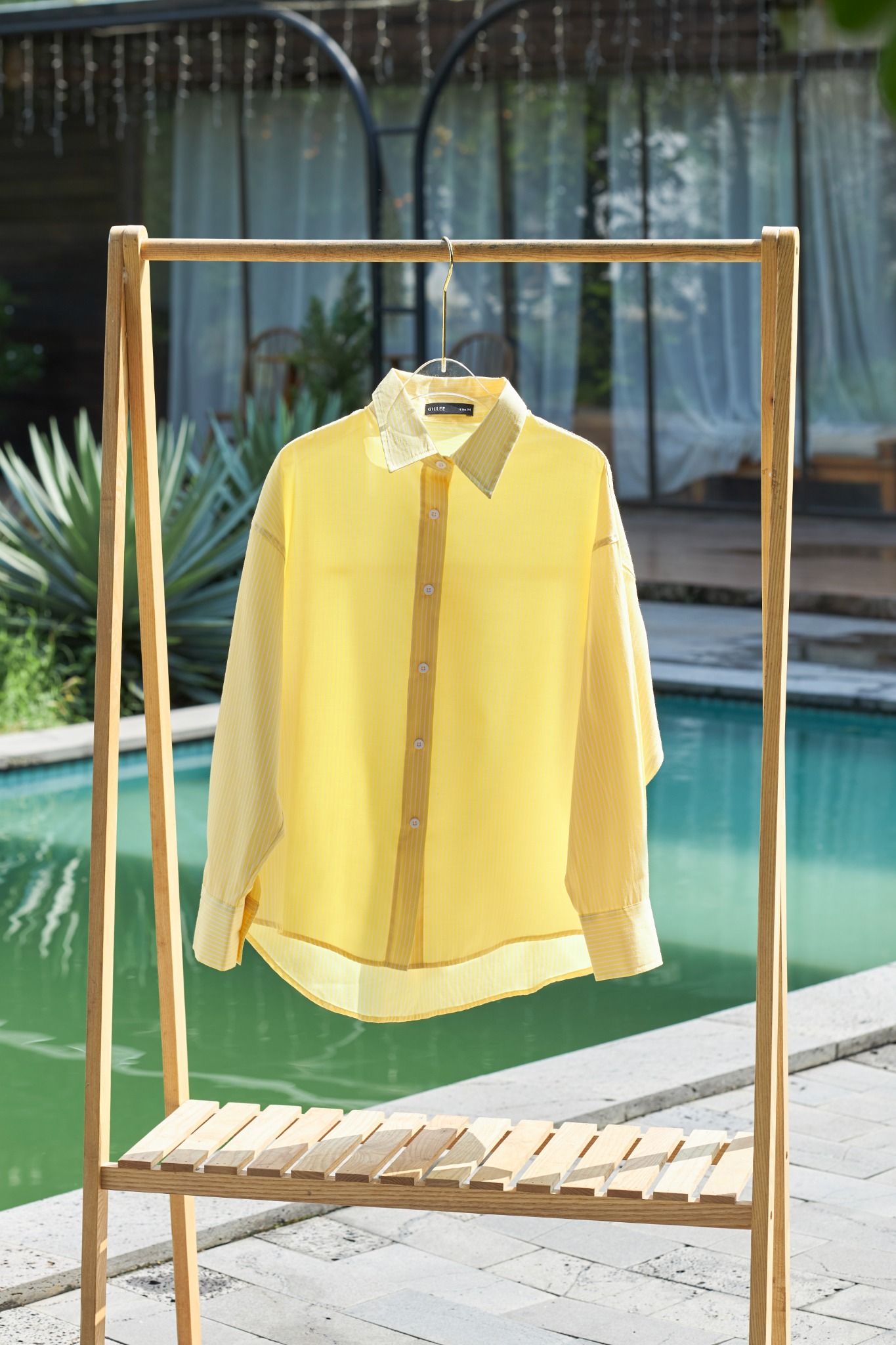 Áo Sơ Mi Sọc Oversize FAS337