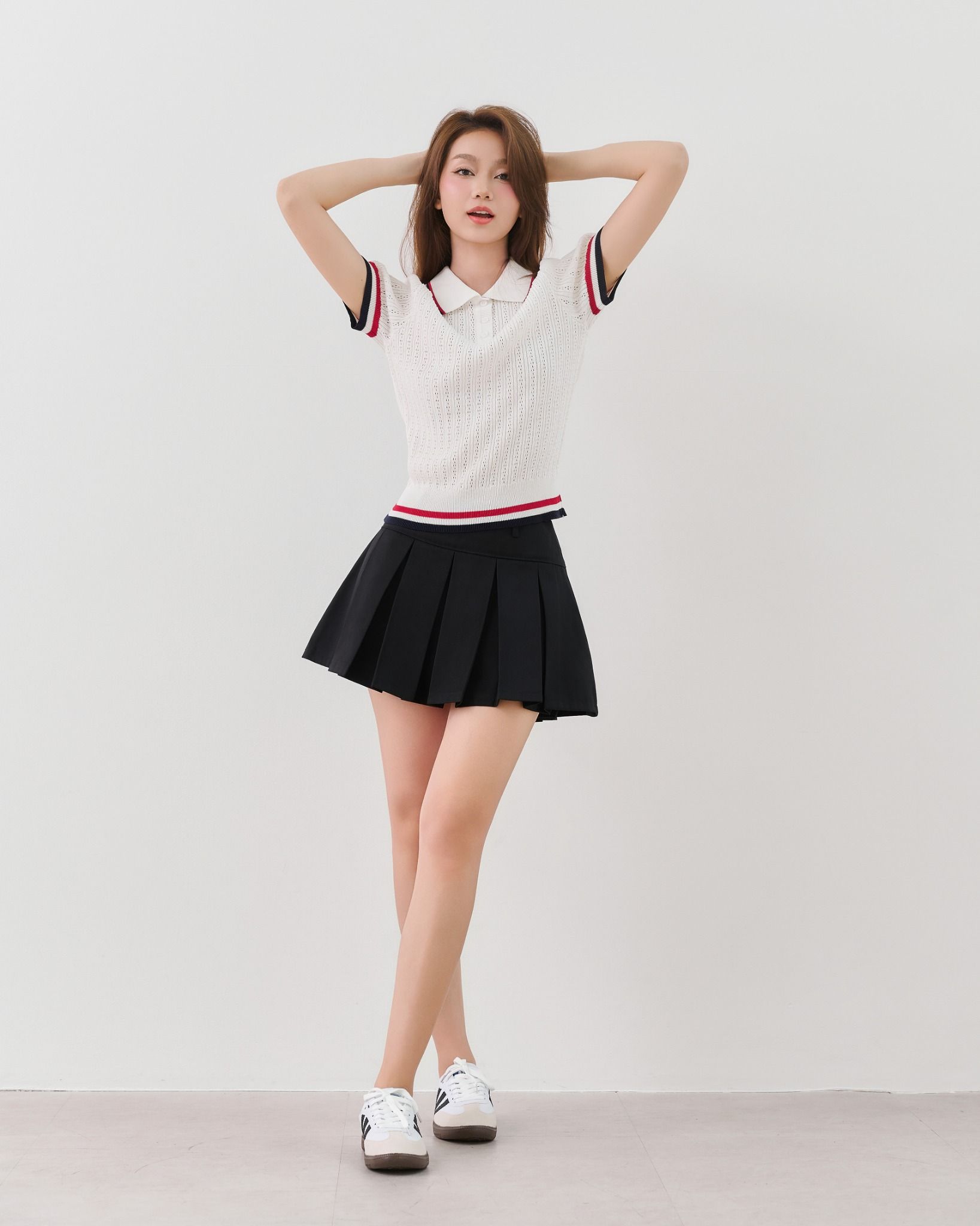 Polo Dệt Kim Viền FAP071