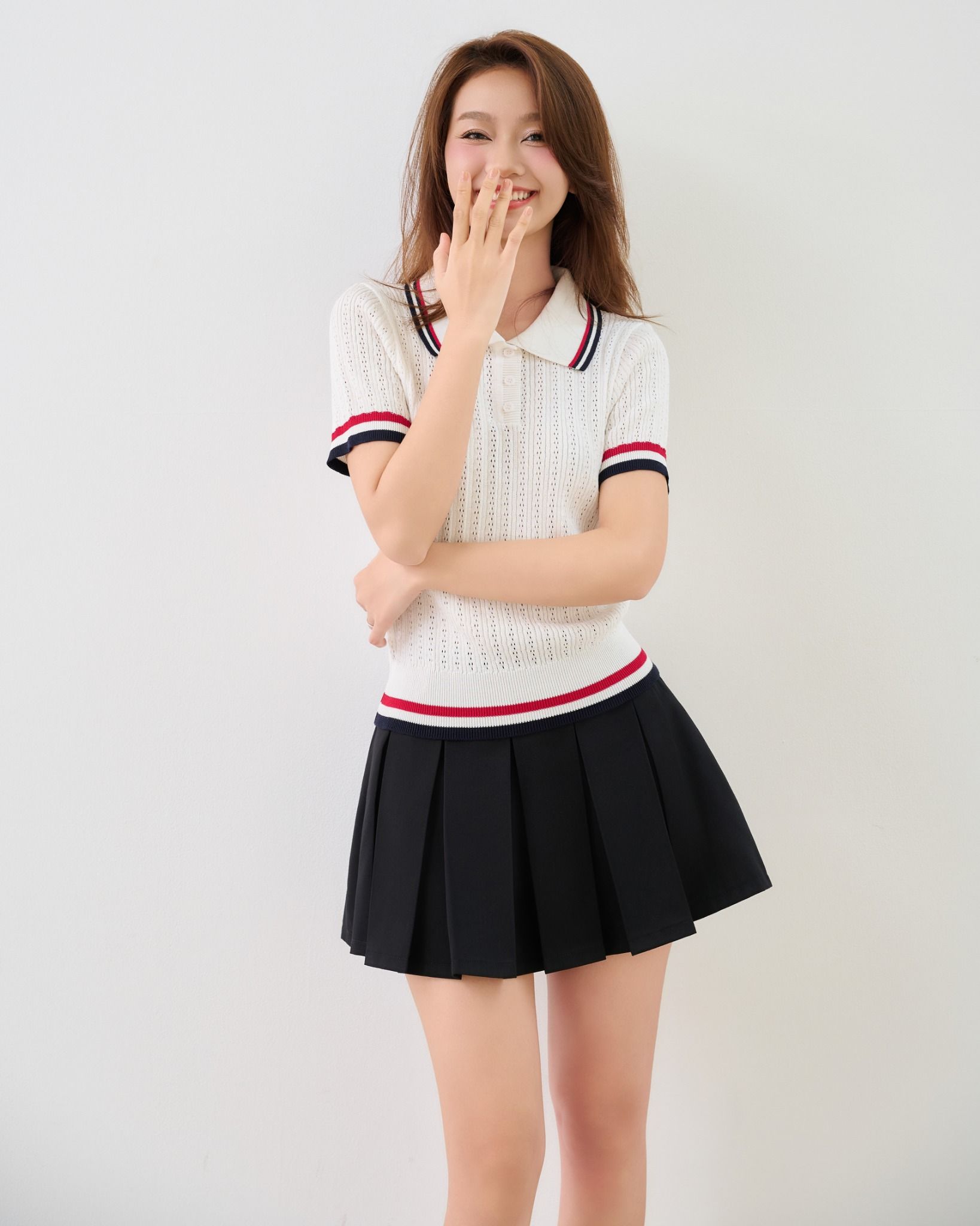 Polo Dệt Kim Viền FAP071