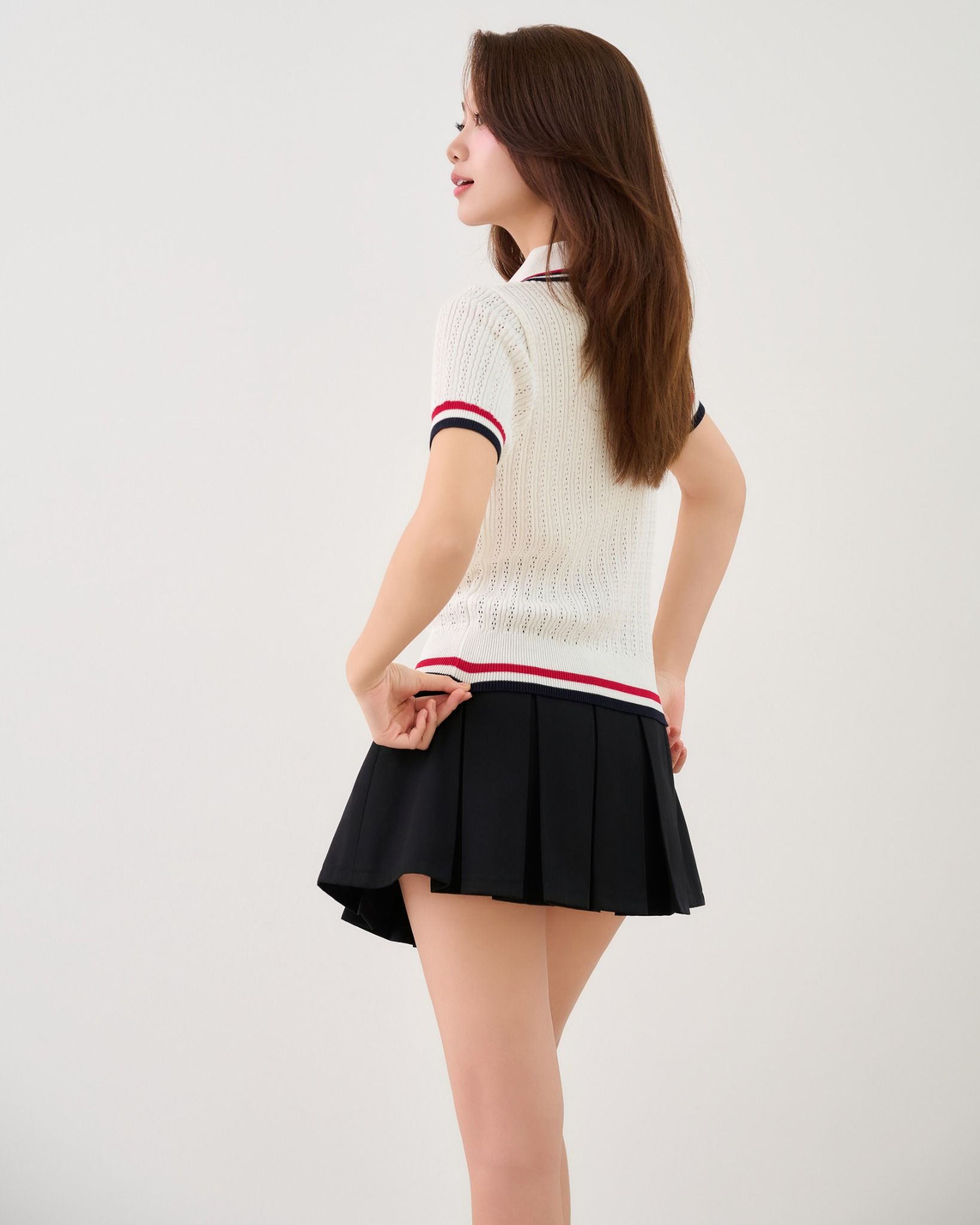 Polo Dệt Kim Viền FAP071