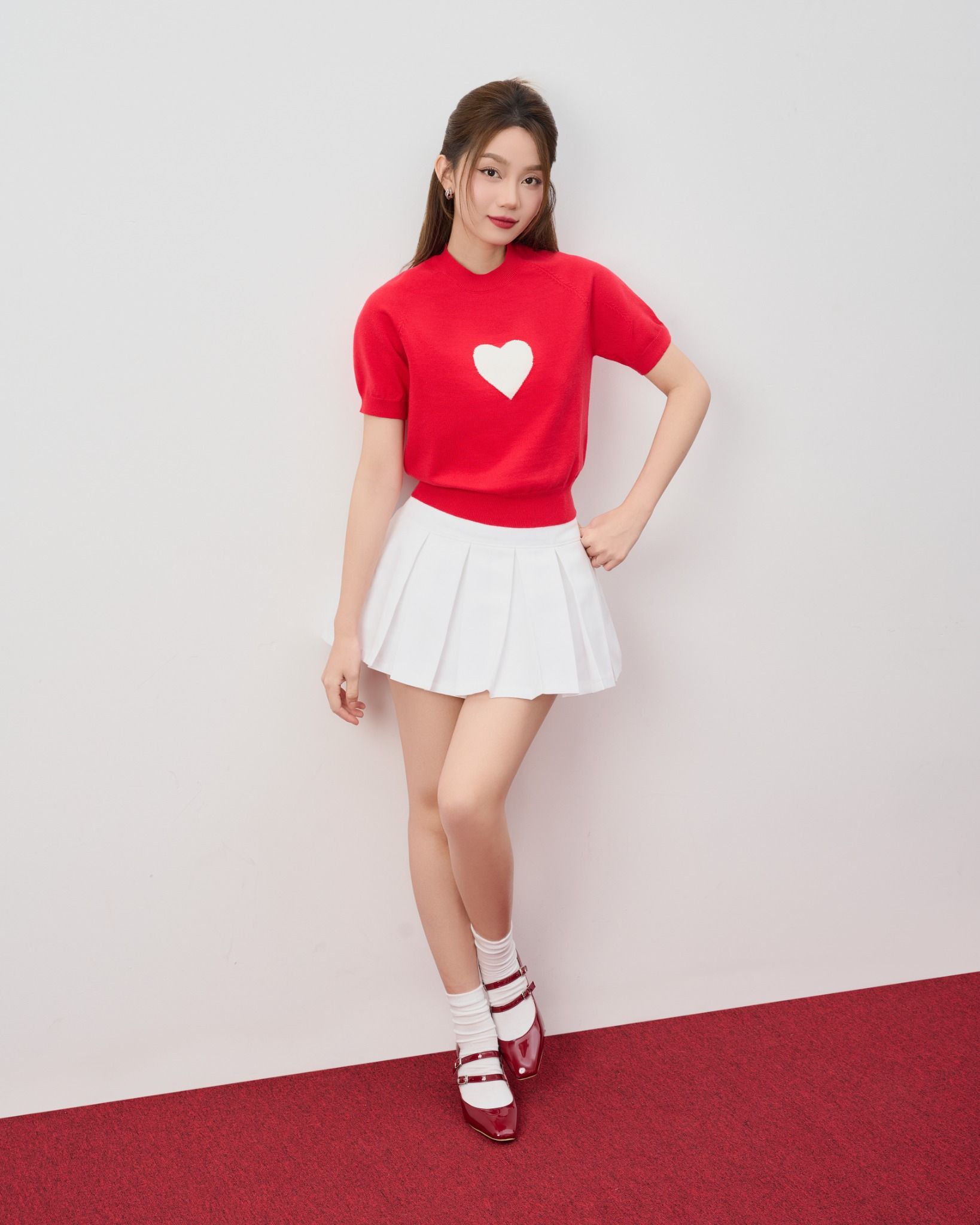 Áo Dệt Kim HT Trái Tim FAK072
