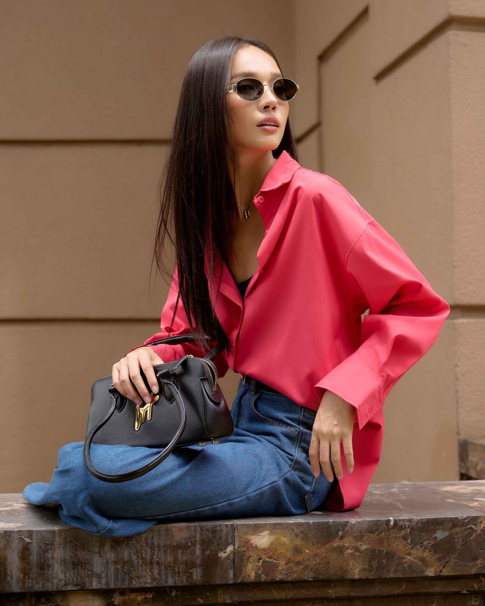 Áo Sơ Mi Trơn Oversize FAS291