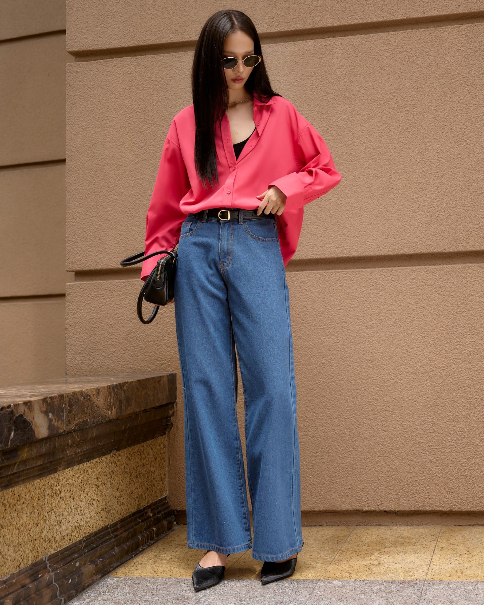 Áo Sơ Mi Trơn Oversize FAS291