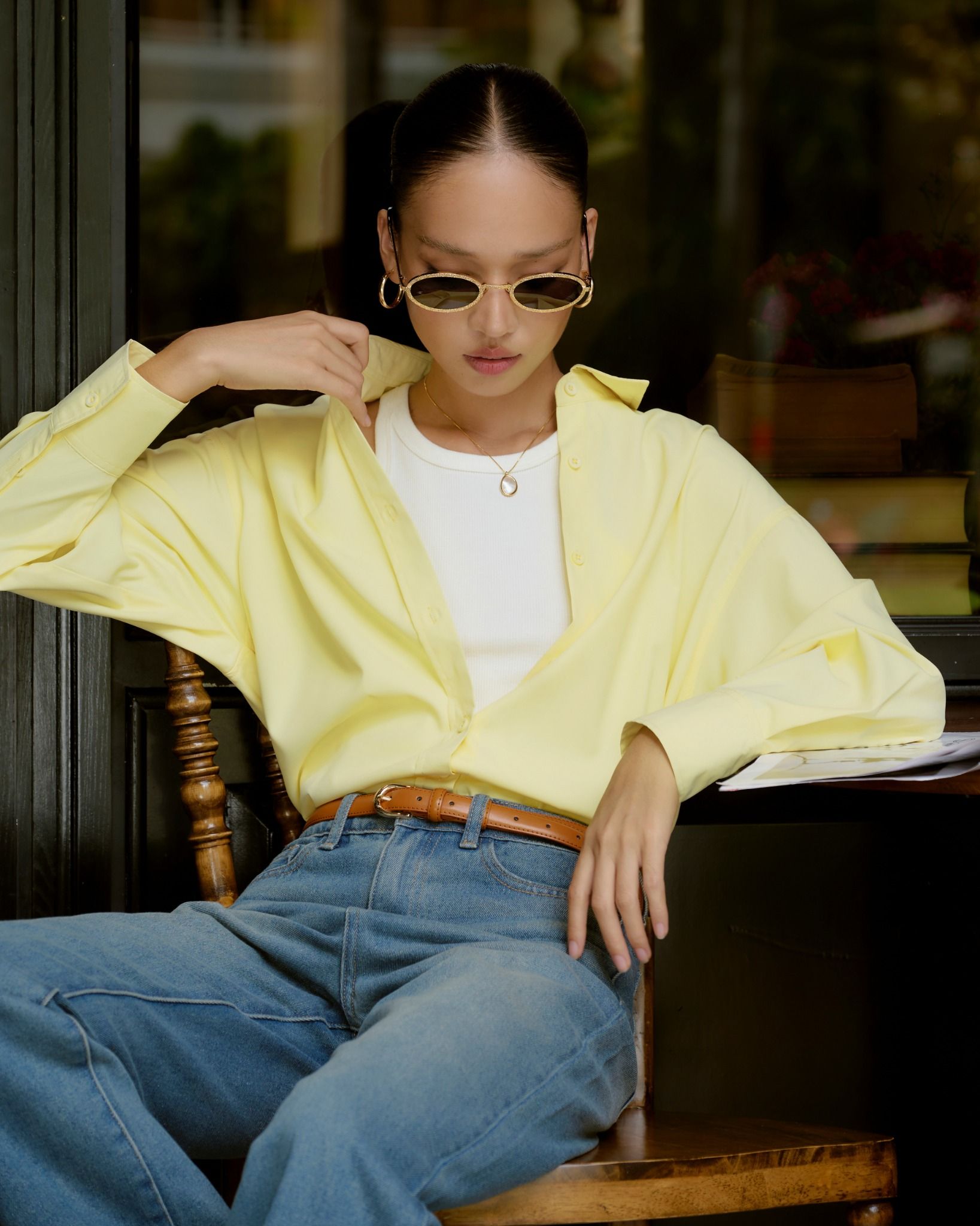 Áo Sơ Mi Trơn Oversize FAS293