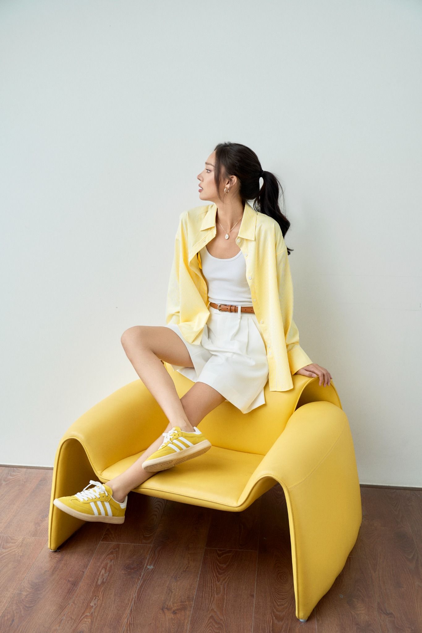 Áo Sơ Mi Sọc Oversize FAS292