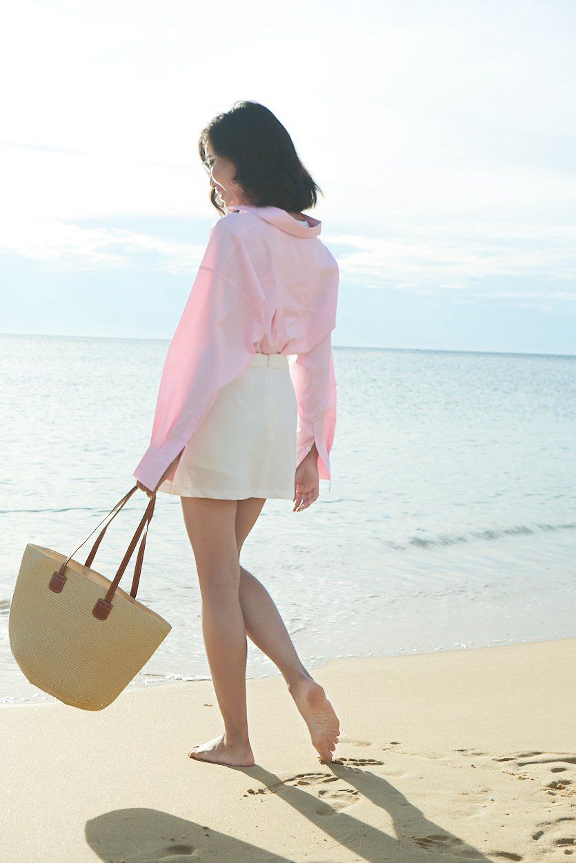 Áo Sơ Mi Sọc Oversize FAS298