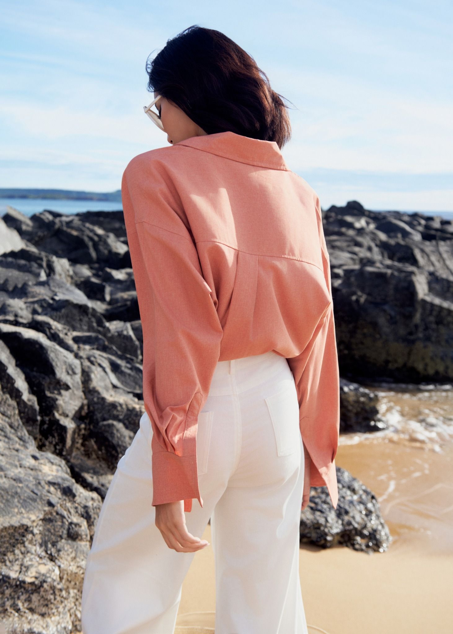 Áo Sơ Mi Trơn Oversize FAS333