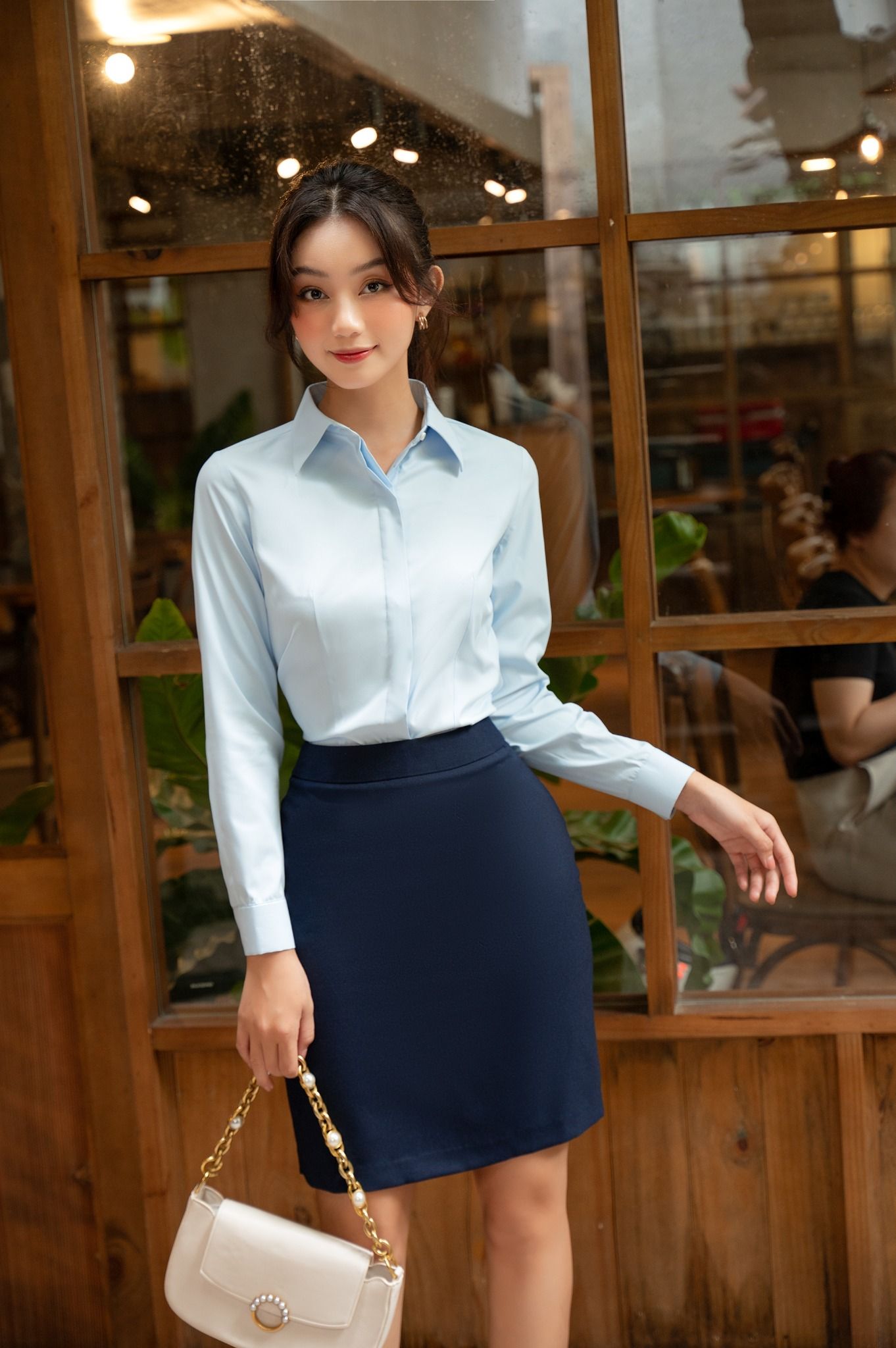 Áo Sơ Mi Chiết Eo FAS228