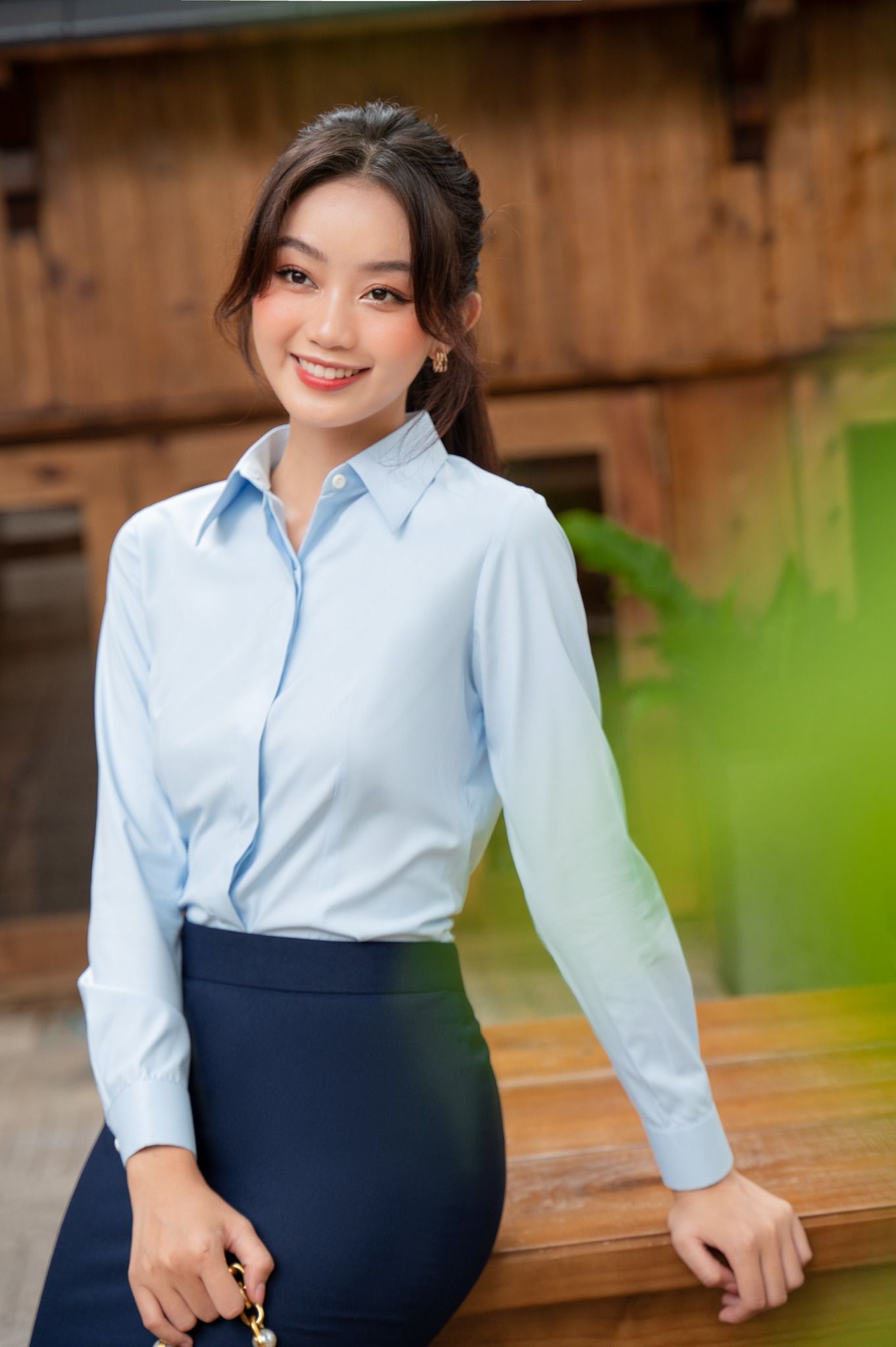 Áo Sơ Mi Chiết Eo FAS228