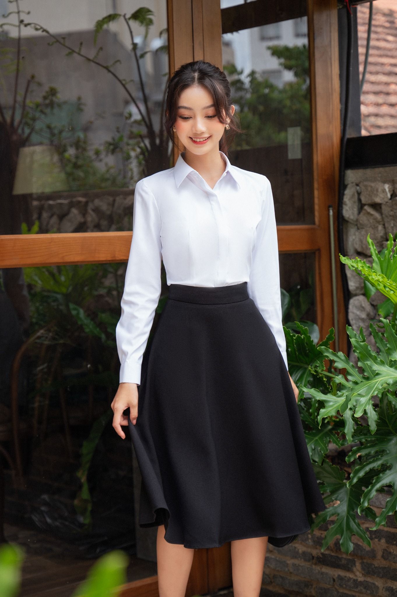 Áo Sơ Mi Chiết Eo FAS228