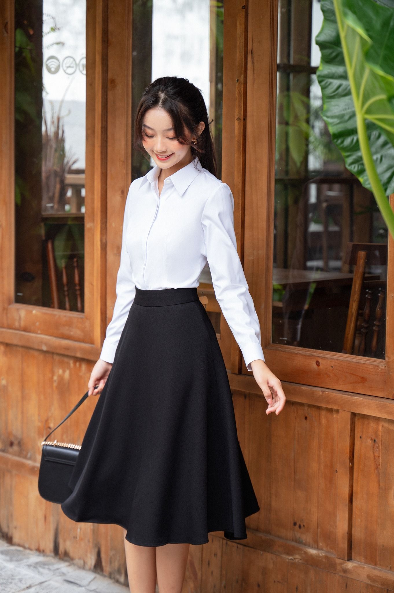 Áo Sơ Mi Chiết Eo FAS228
