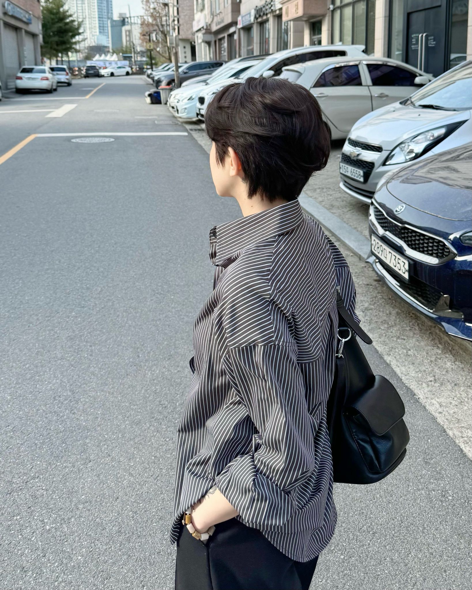 Áo Sơ Mi Sọc Oversize FAS294