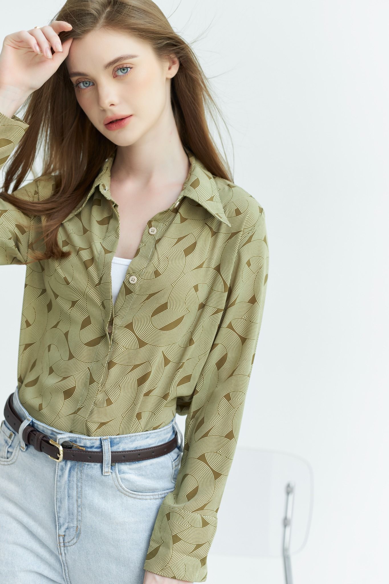 Áo Sơ Mi Hoạ Tiết FAS287