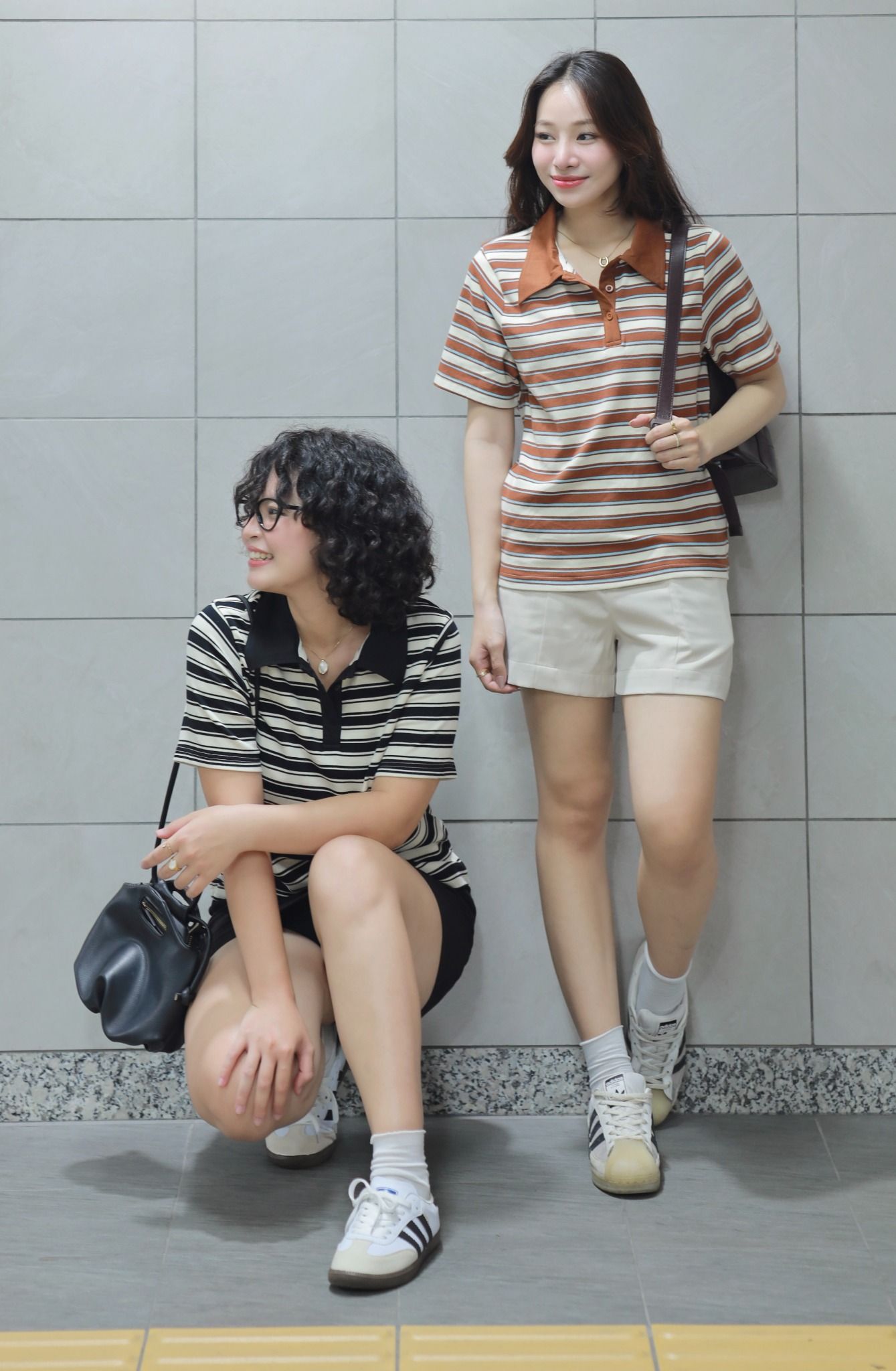 Áo Thun Polo Sọc Ngang FAP076