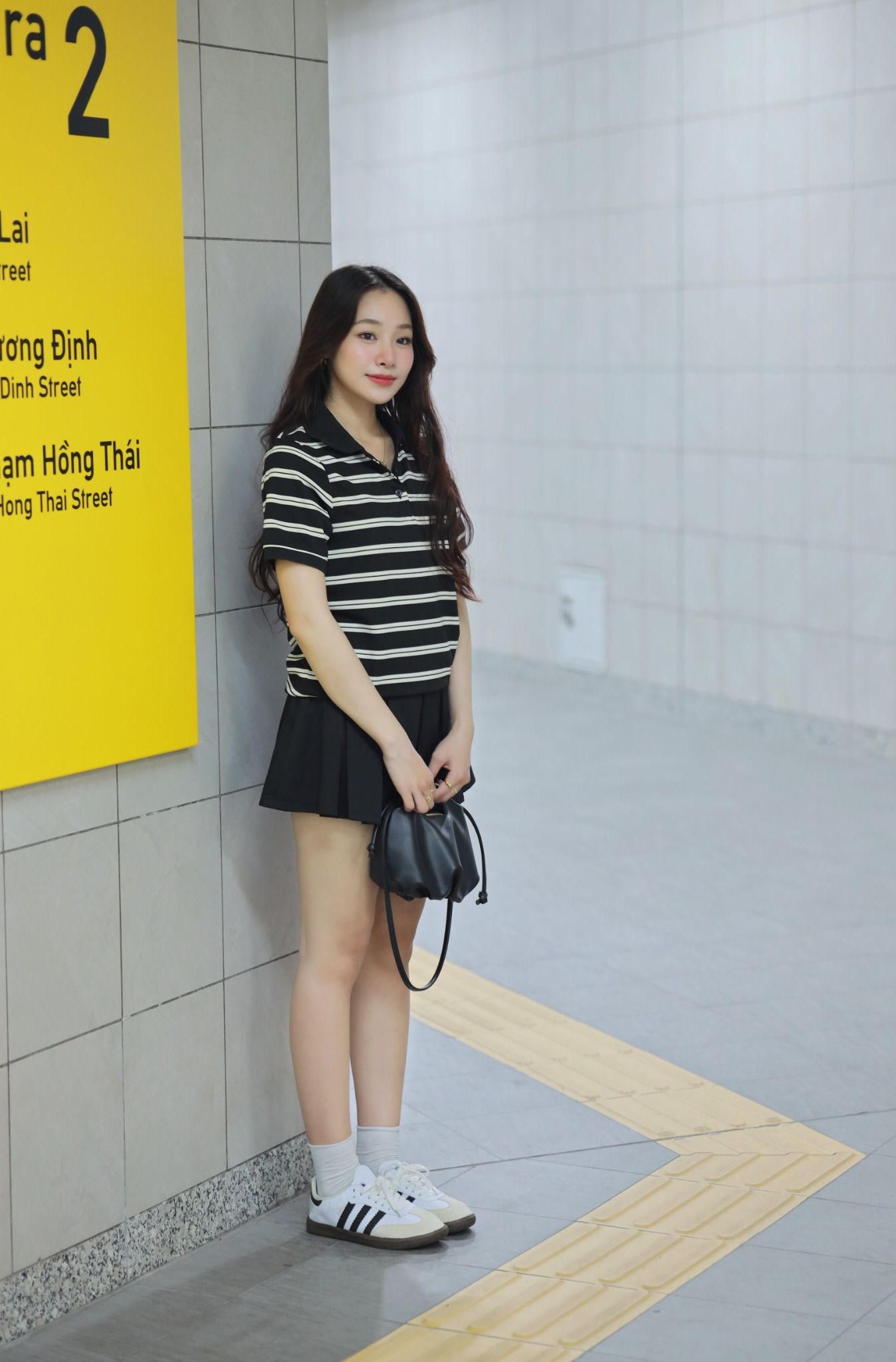 Áo Thun Polo Sọc Ngang FAP077