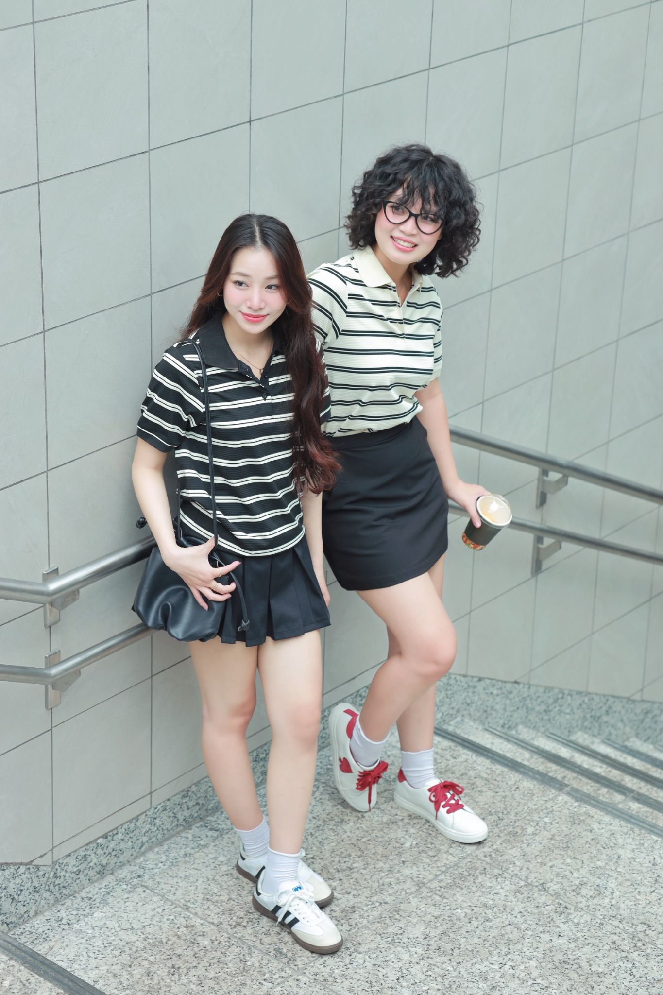 Áo Thun Polo Sọc Ngang FAP077