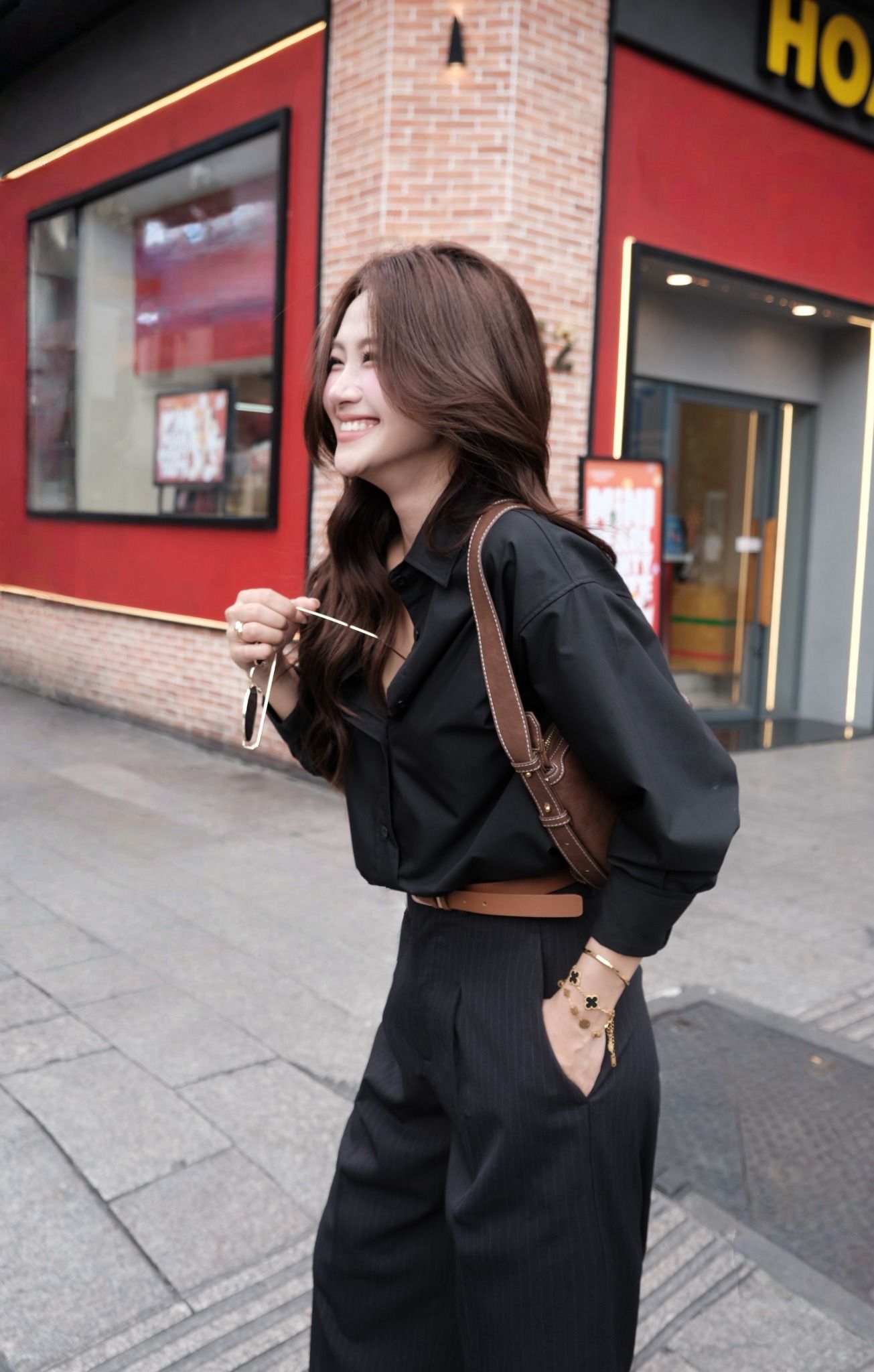Quần Rộng Sọc 1 Ly FQR049