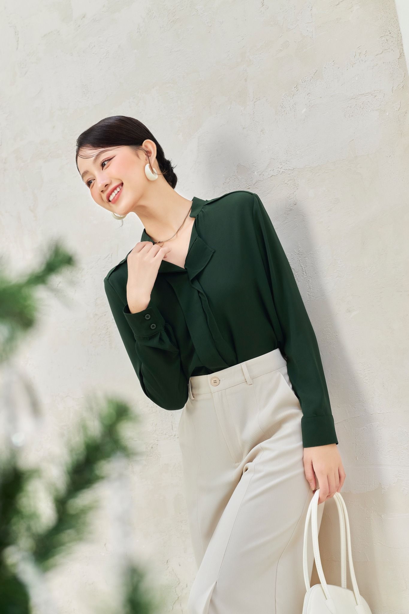 Áo Kiểu Cổ Rũ FAK063