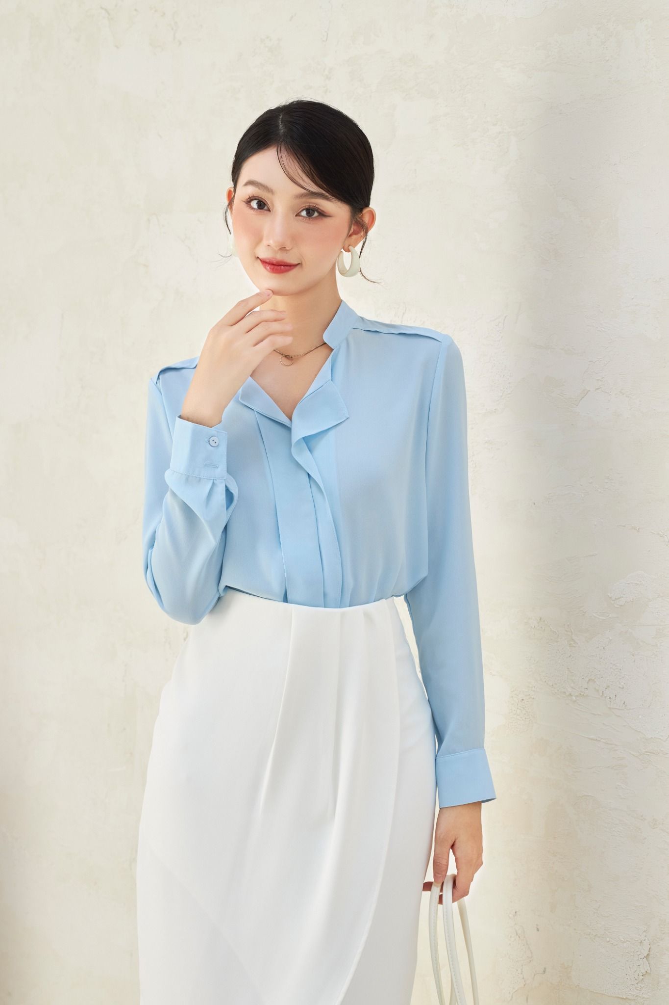 Áo Kiểu Cổ Rũ FAK063