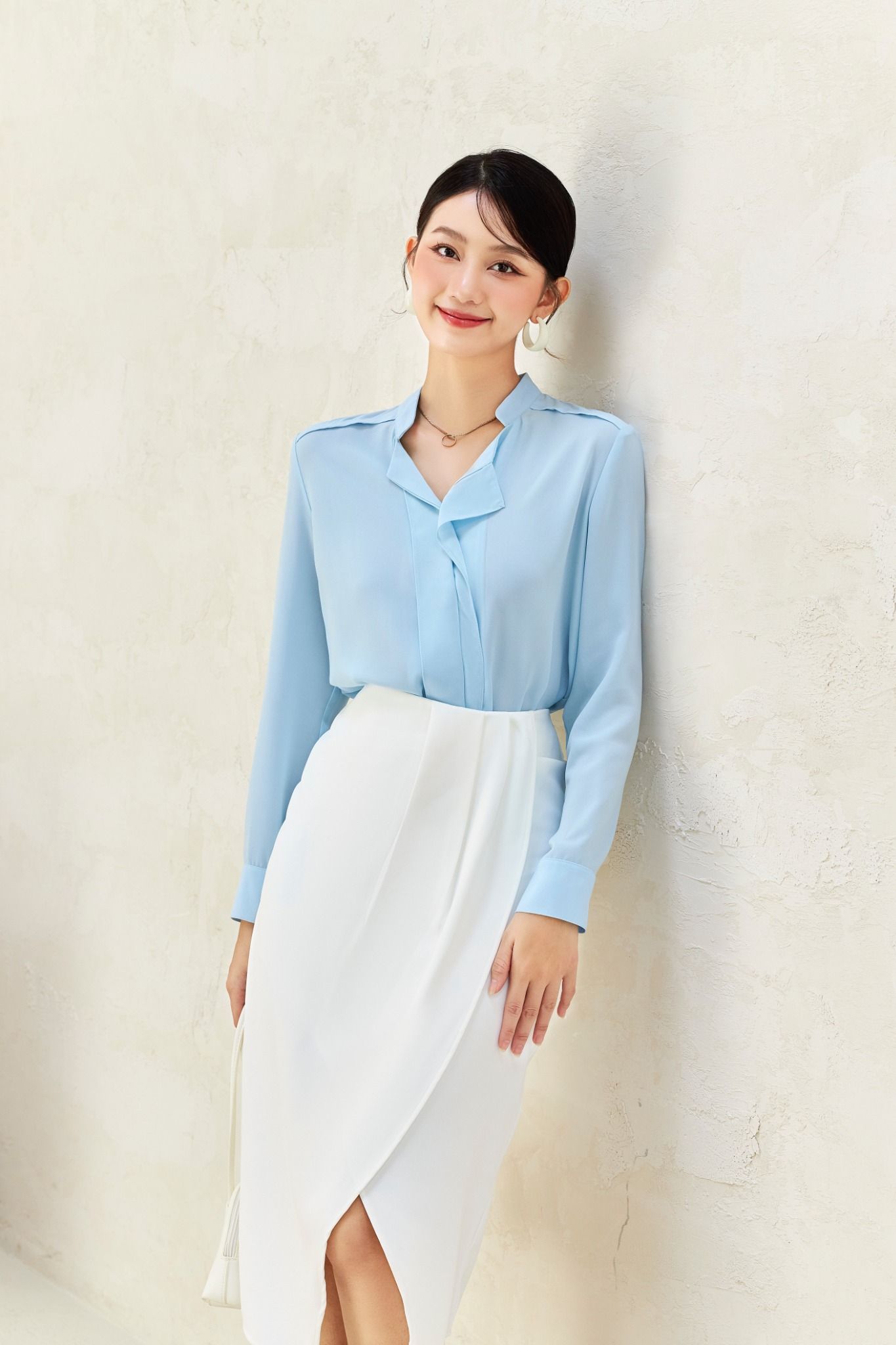 Áo Kiểu Cổ Rũ FAK063