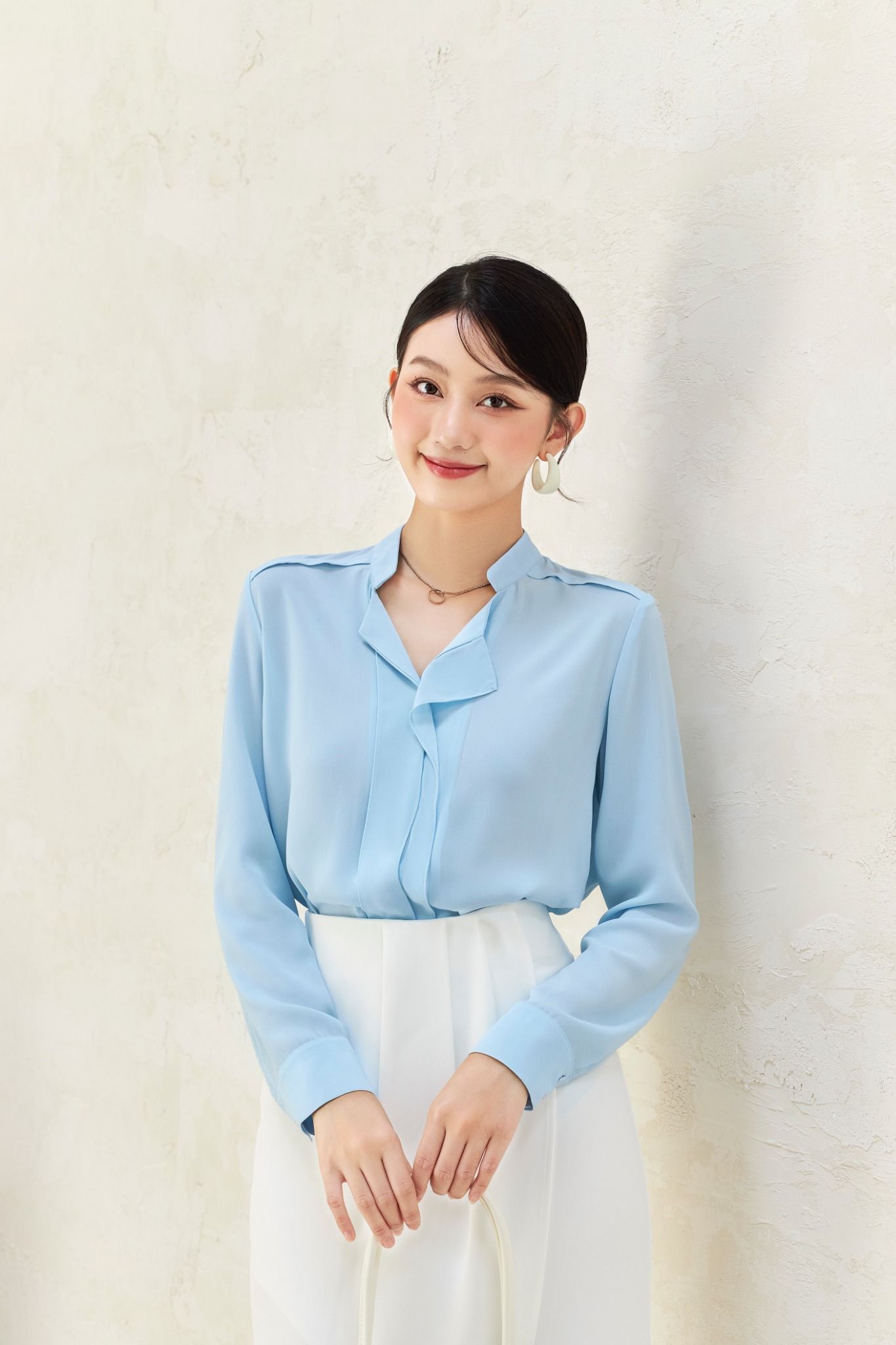 Áo Kiểu Cổ Rũ FAK063