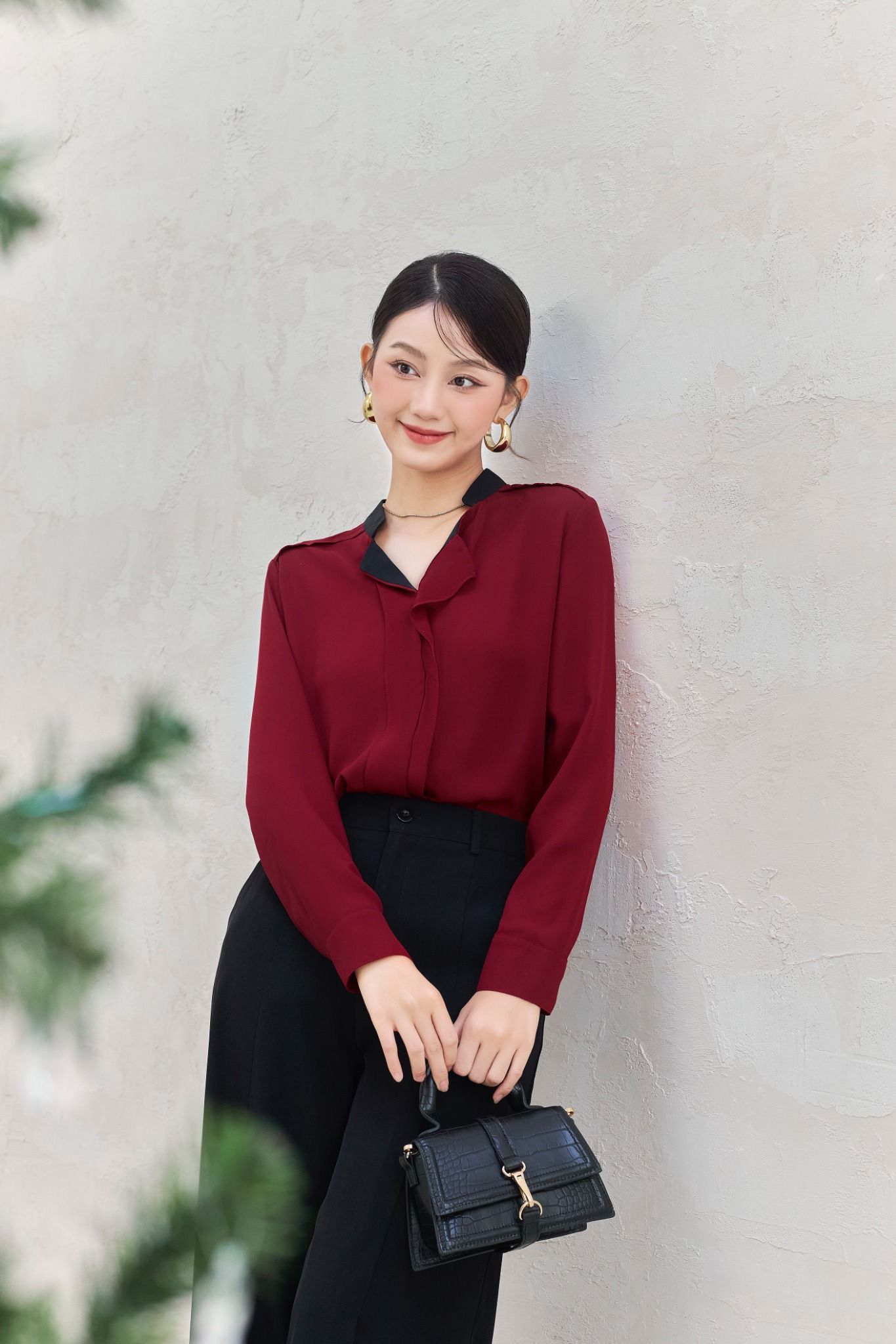 Áo Kiểu Cổ Rũ FAK063