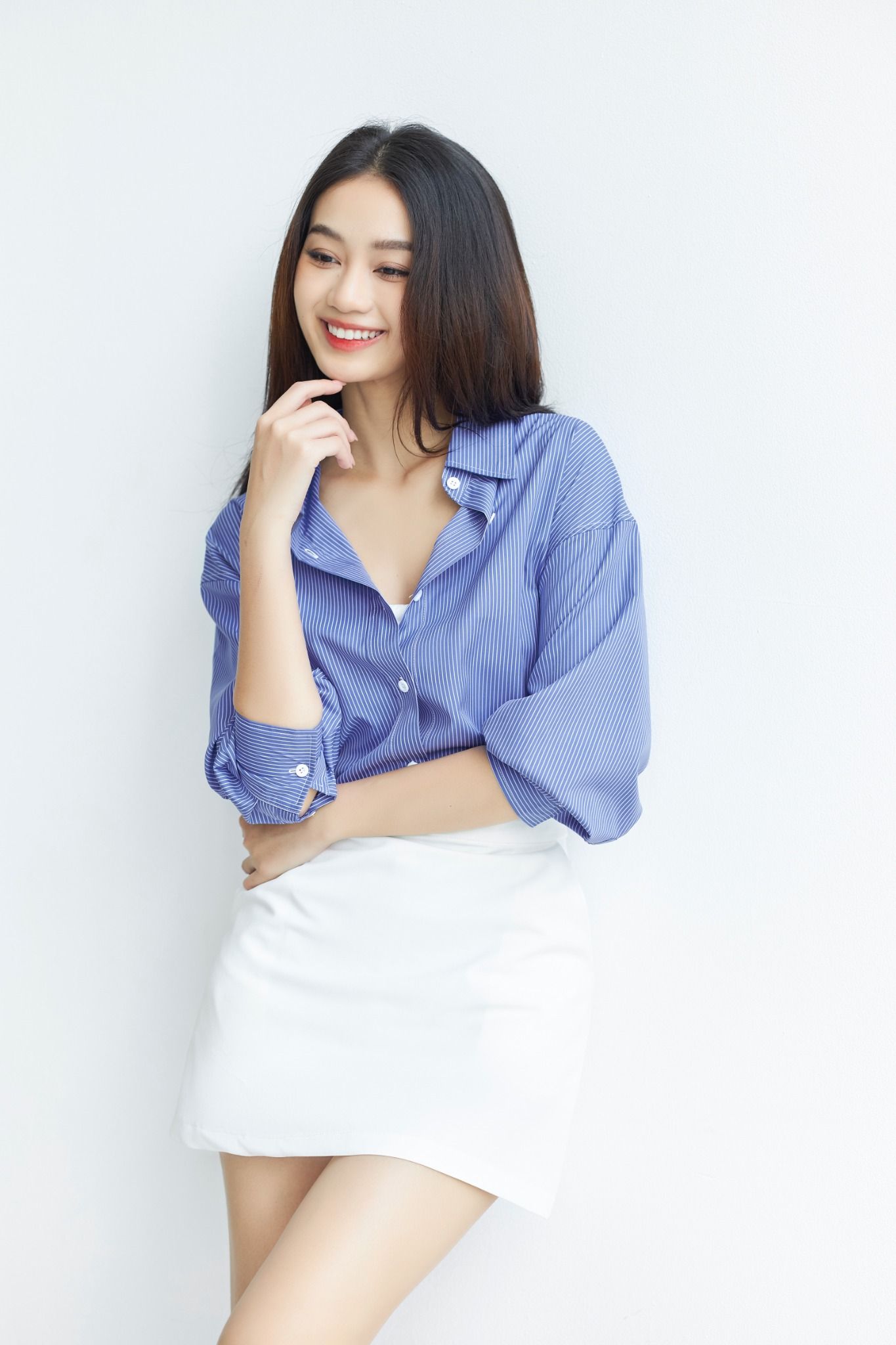 Áo Sơ Mi Sọc Oversize FAS294