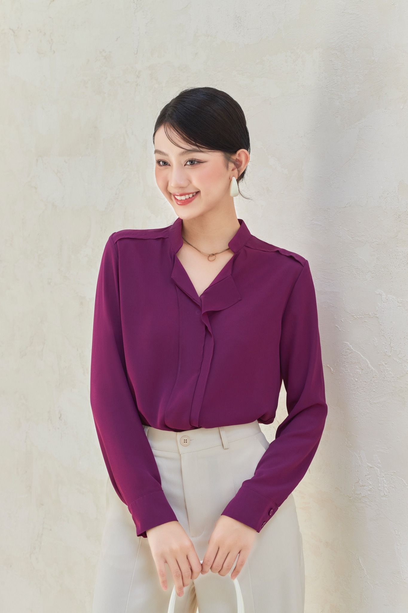 Áo Kiểu Cổ Rũ FAK063