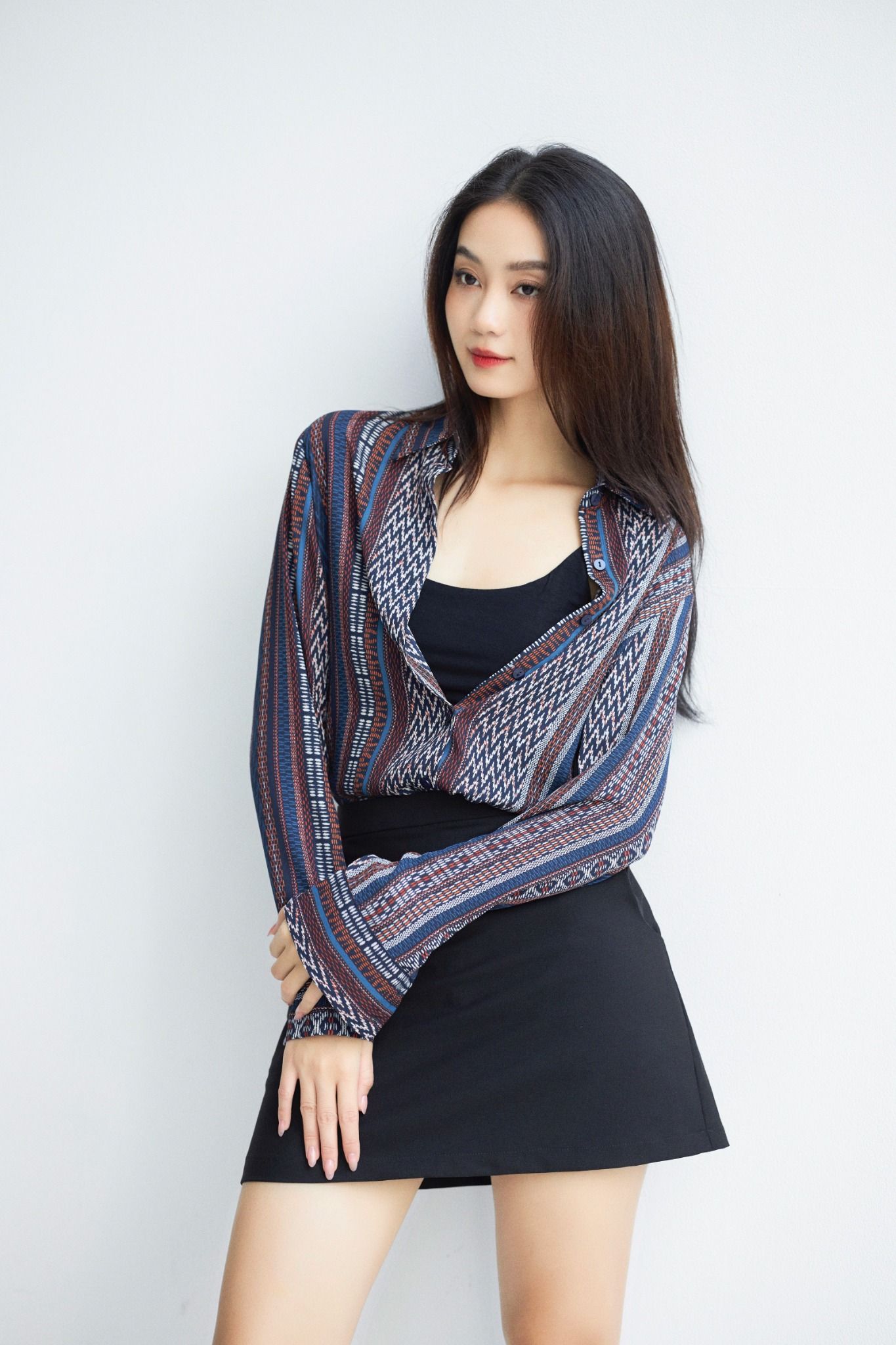 Áo Sơ Mi Thổ Cẩm Regular FAS322