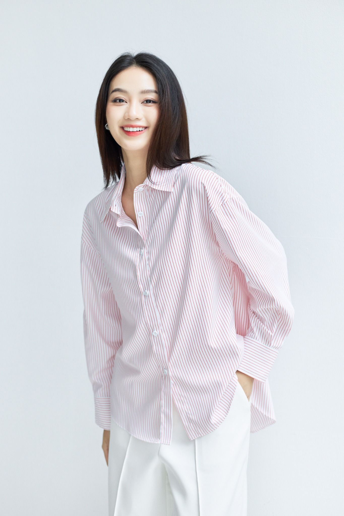 Áo Sơ Mi Sọc Oversize FAS325