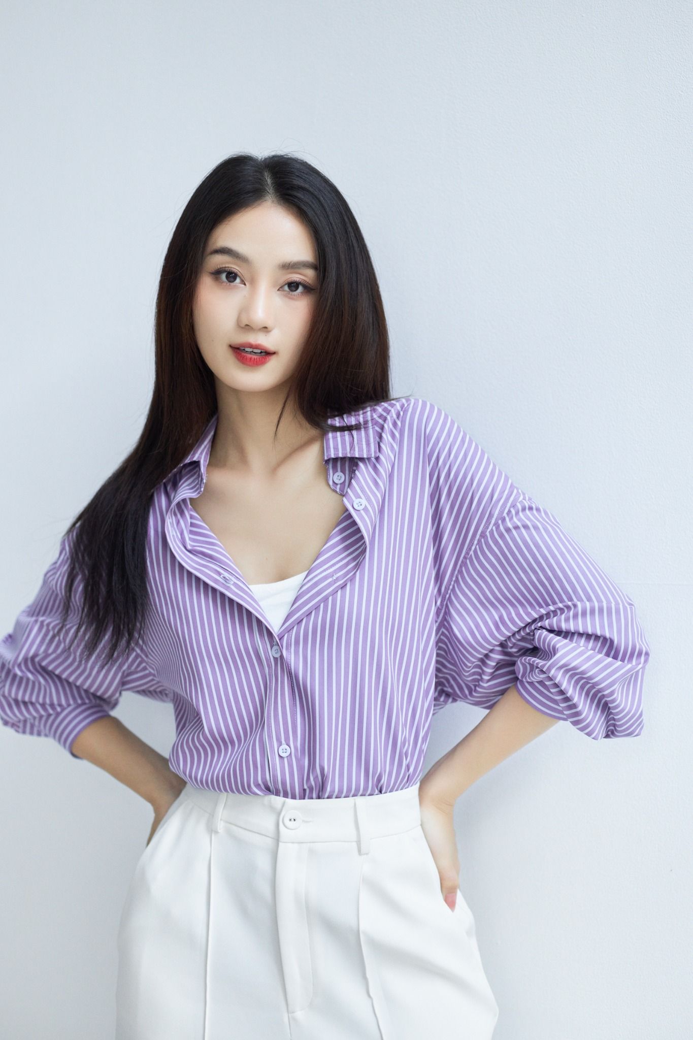 Áo Sơ Mi Sọc Oversize FAS294