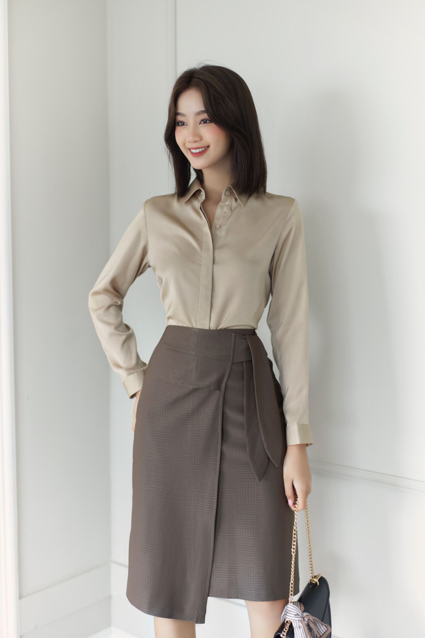 Chân Váy Chữ A Tai Thỏ FVA020
