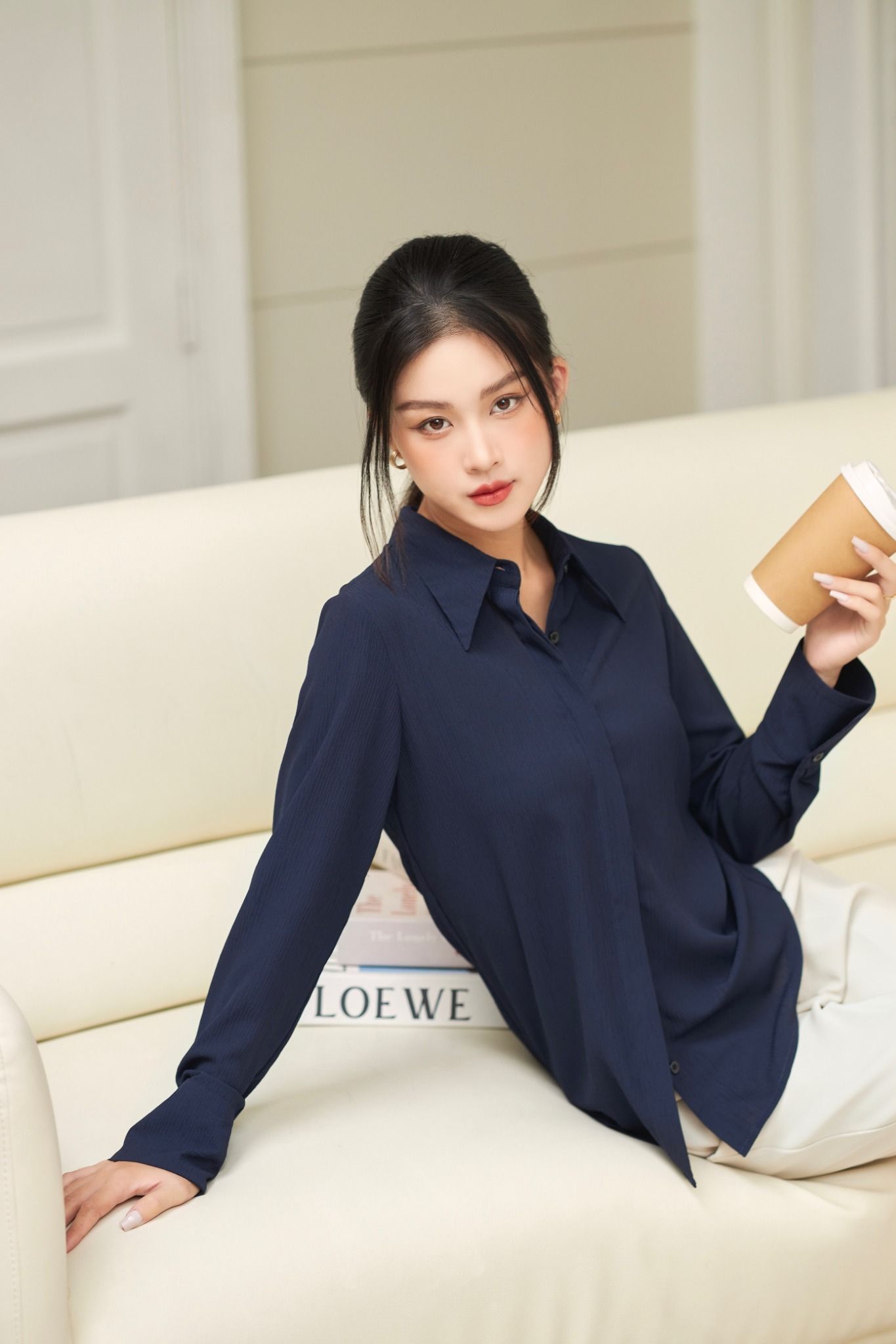 Áo Sơ Mi Kiểu Trơn FAS263