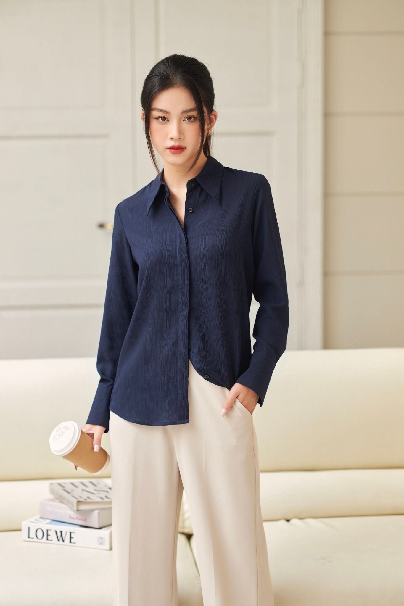 Áo Sơ Mi Kiểu Trơn FAS263