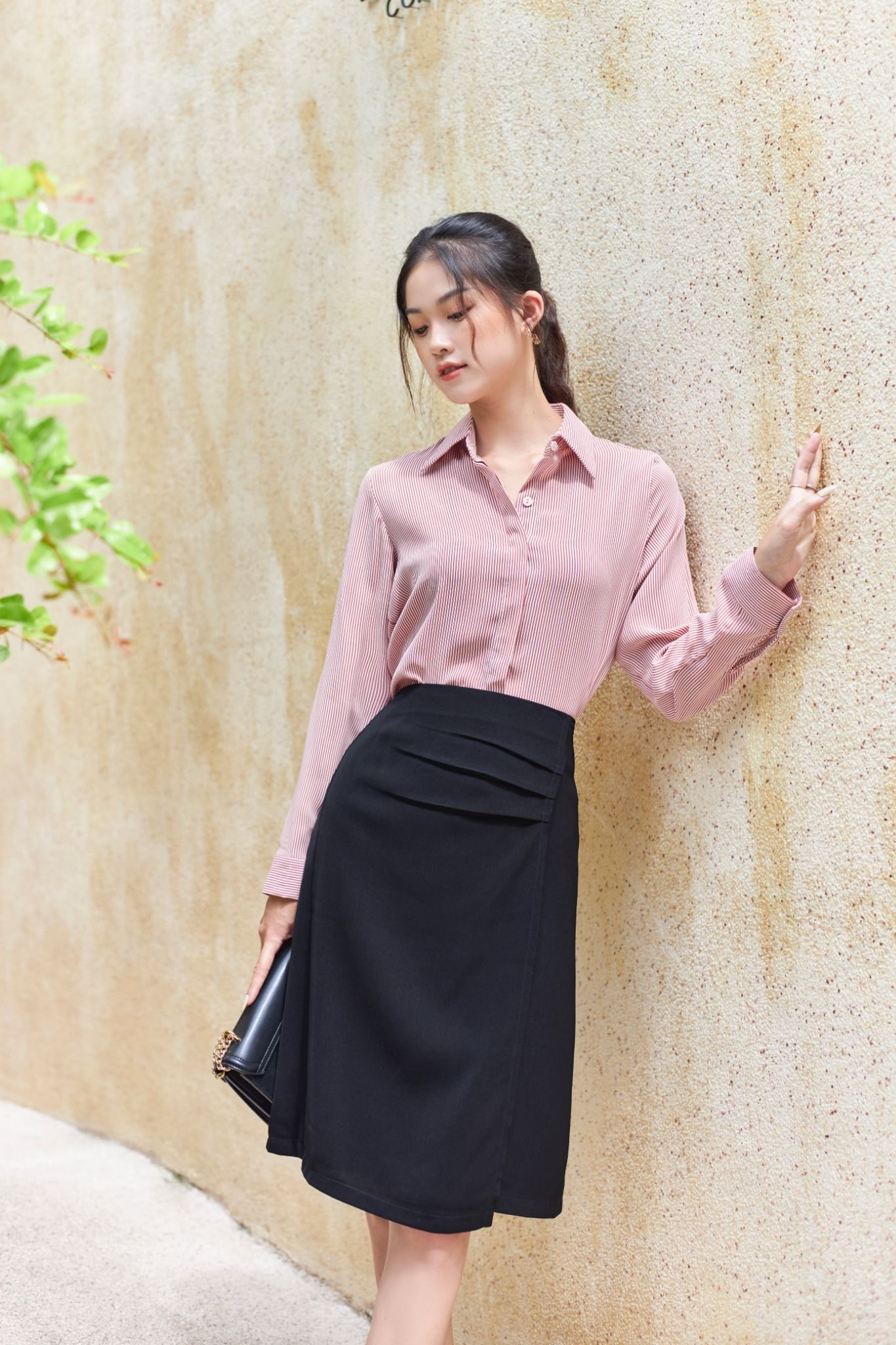 Chân Váy Chữ A Nhún Trước FVA025