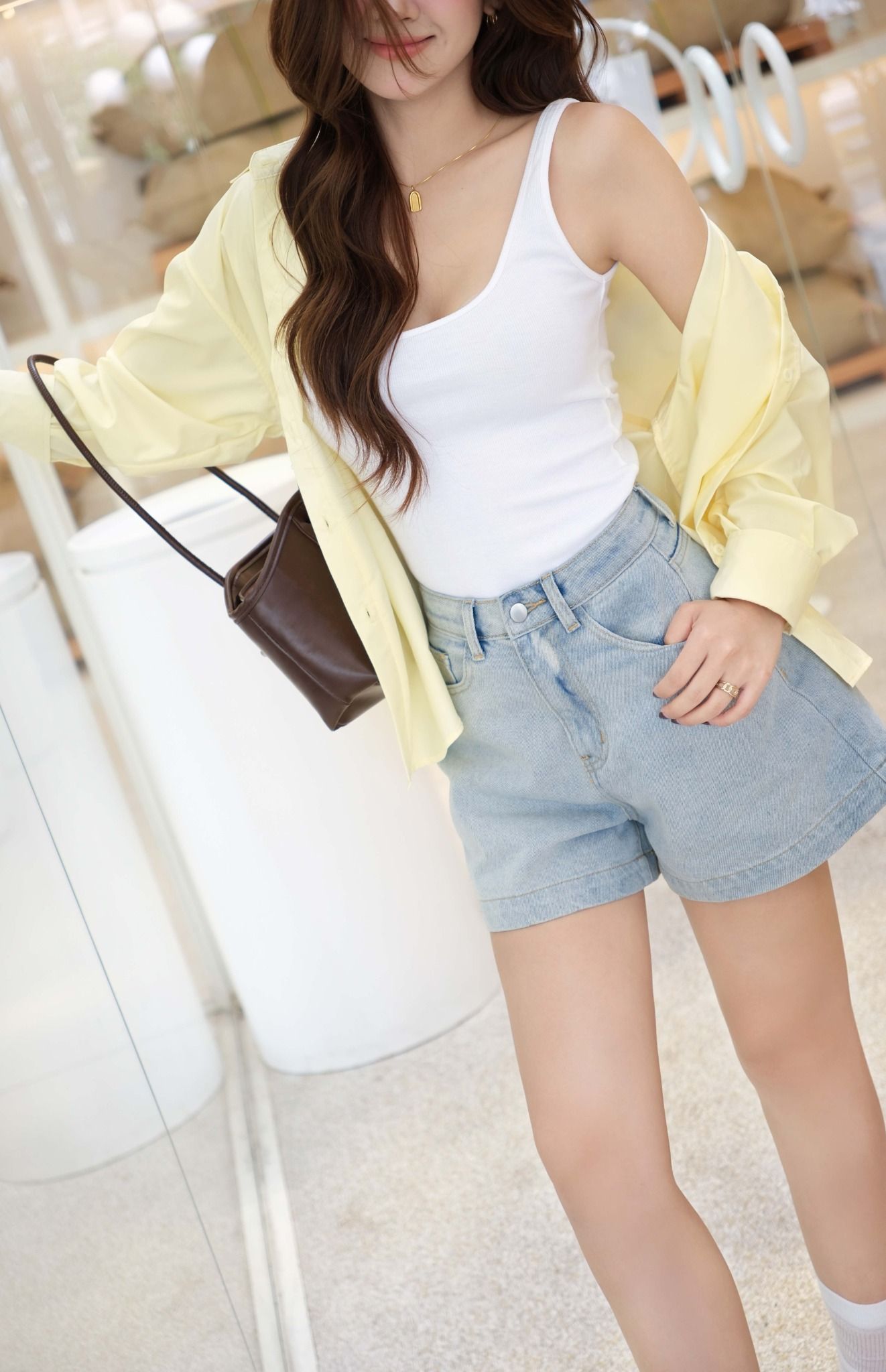 Quần Short Jean FQJ046