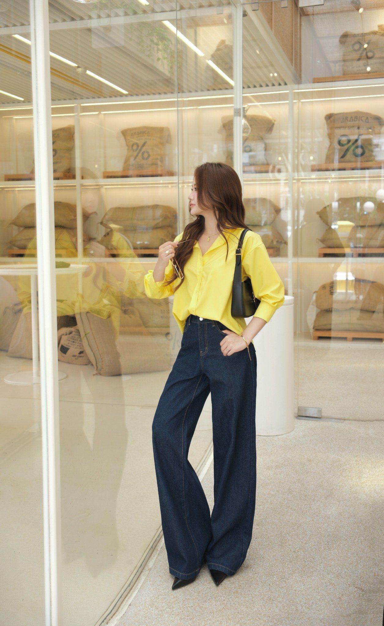 Áo Sơ Mi Trơn Oversize FAS367