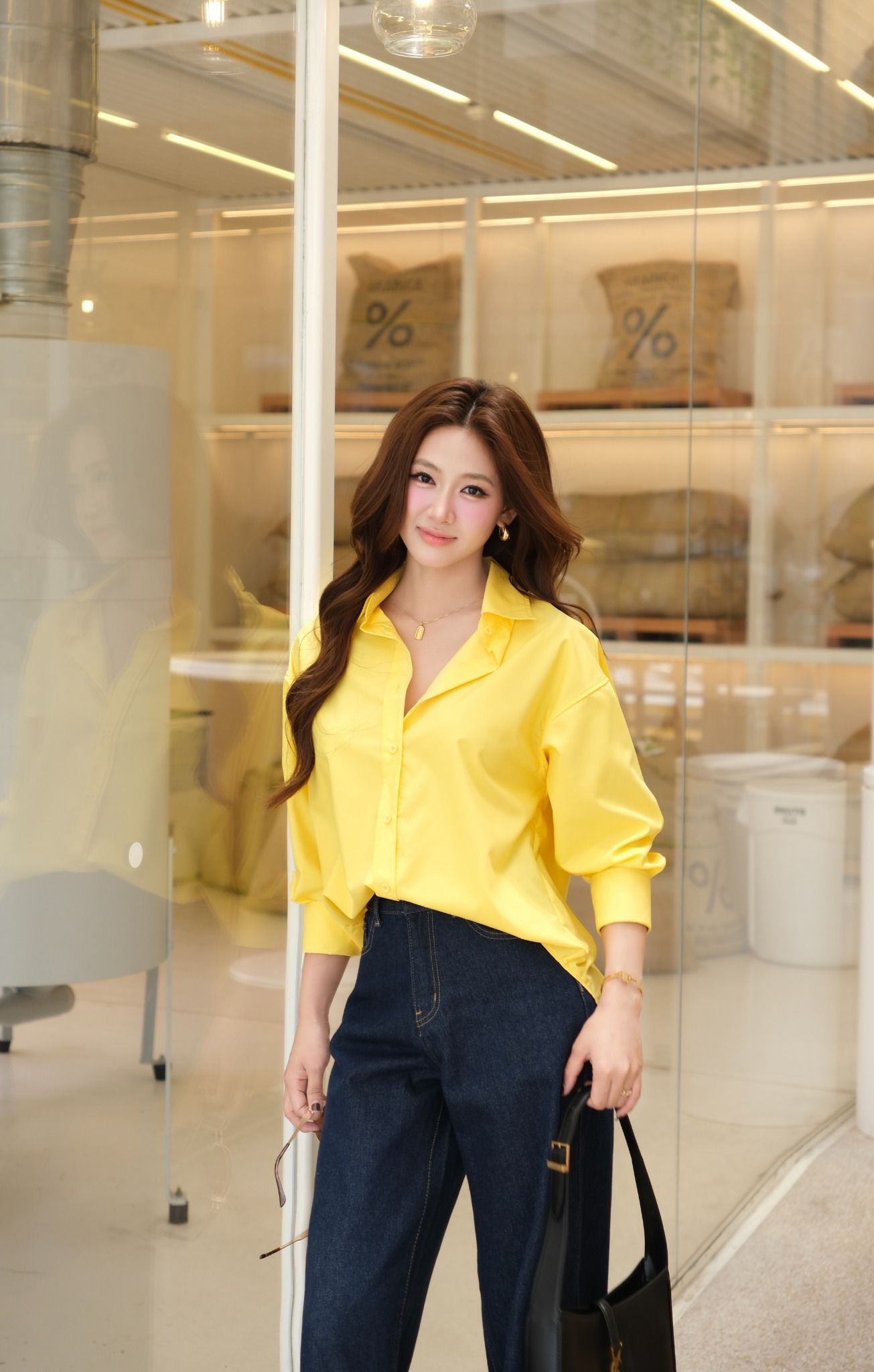 Áo Sơ Mi Trơn Oversize FAS367