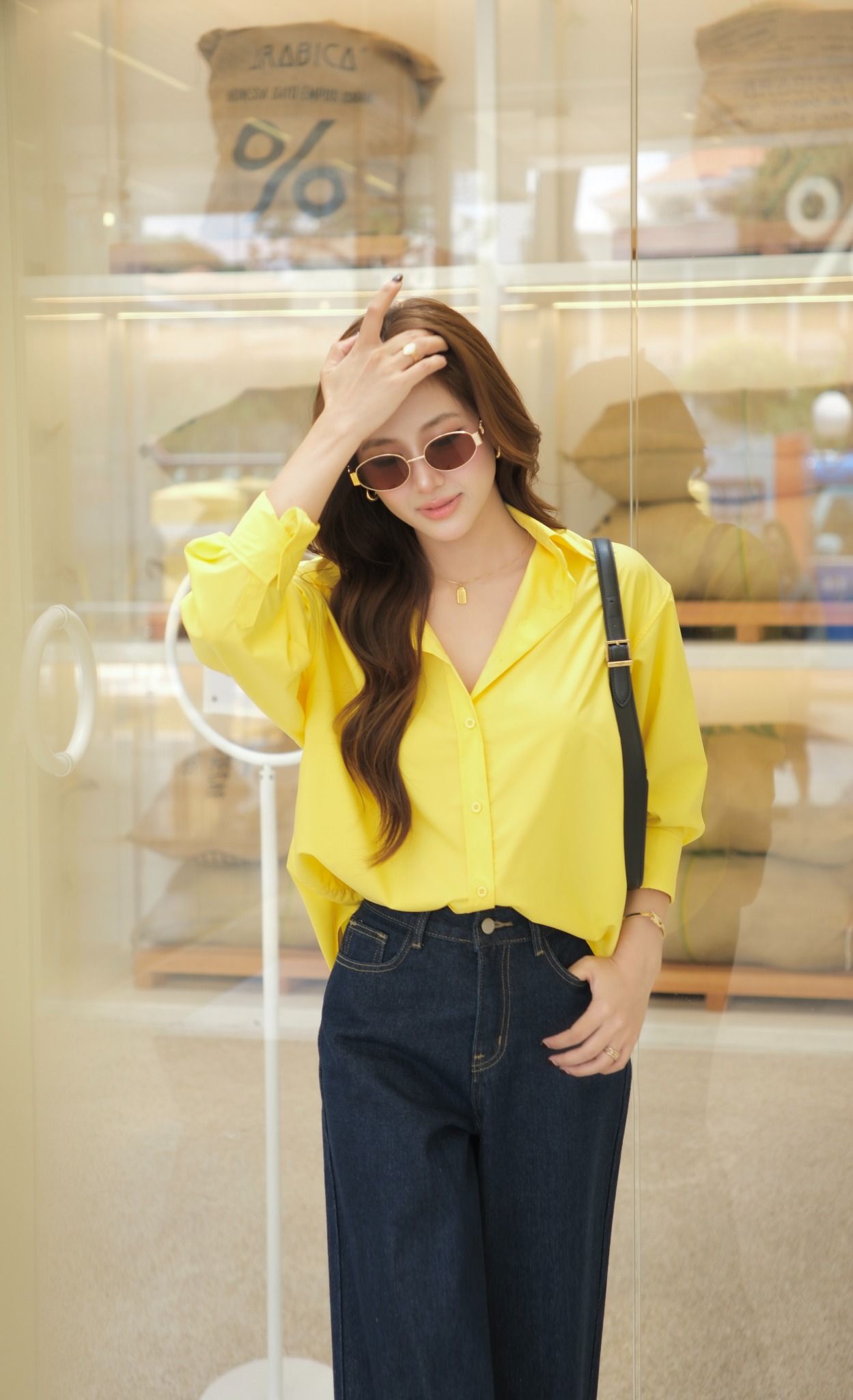 Áo Sơ Mi Trơn Oversize FAS367