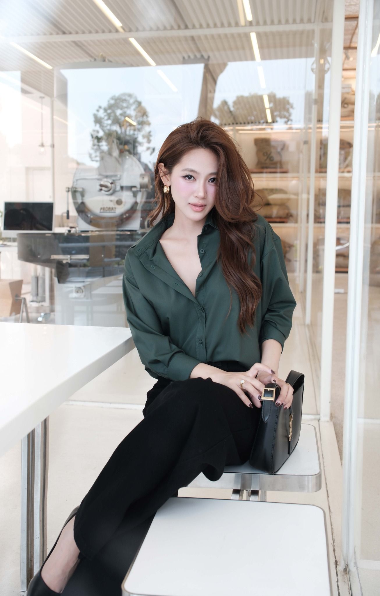 Áo Sơ Mi Trơn Oversize FAS291