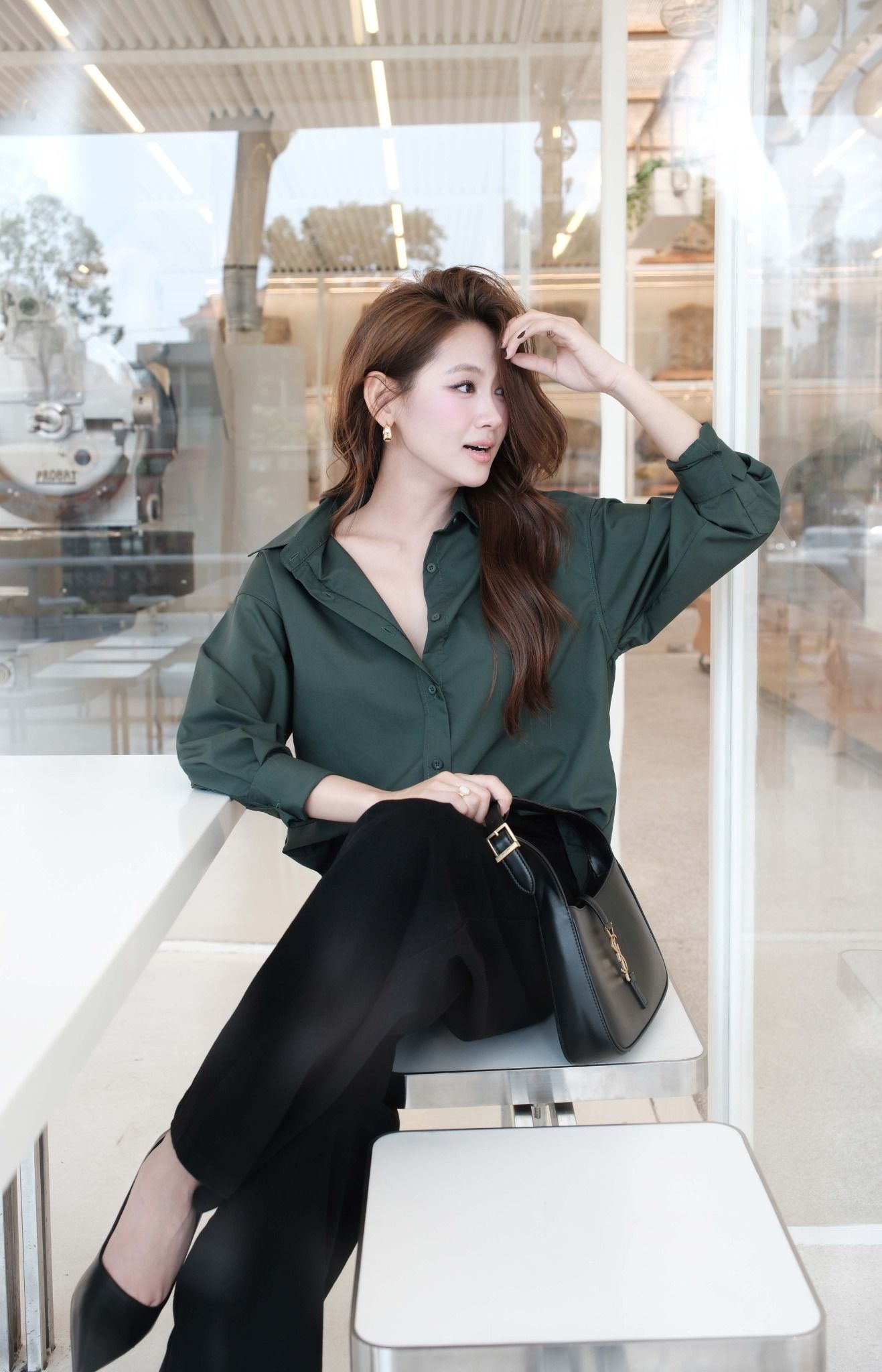 Áo Sơ Mi Trơn Oversize FAS291