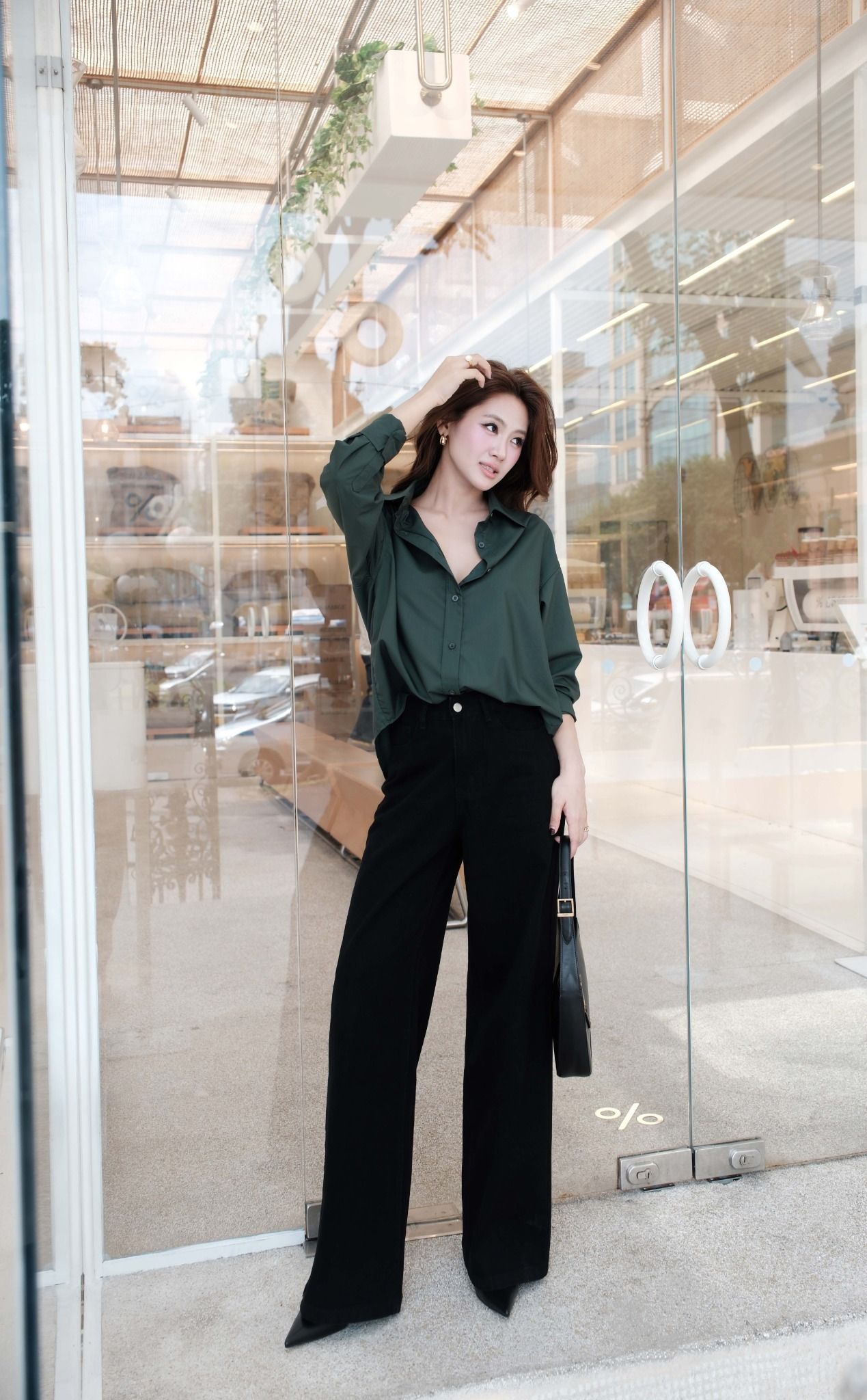 Áo Sơ Mi Trơn Oversize FAS291
