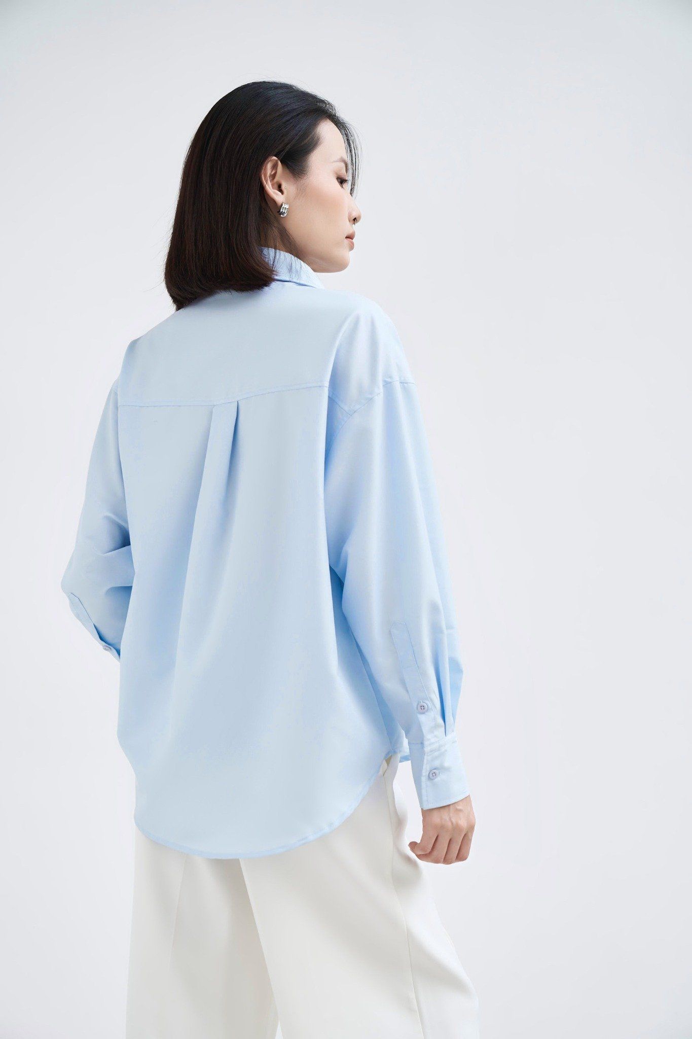 Áo Sơ Mi Trơn Oversize FAS293