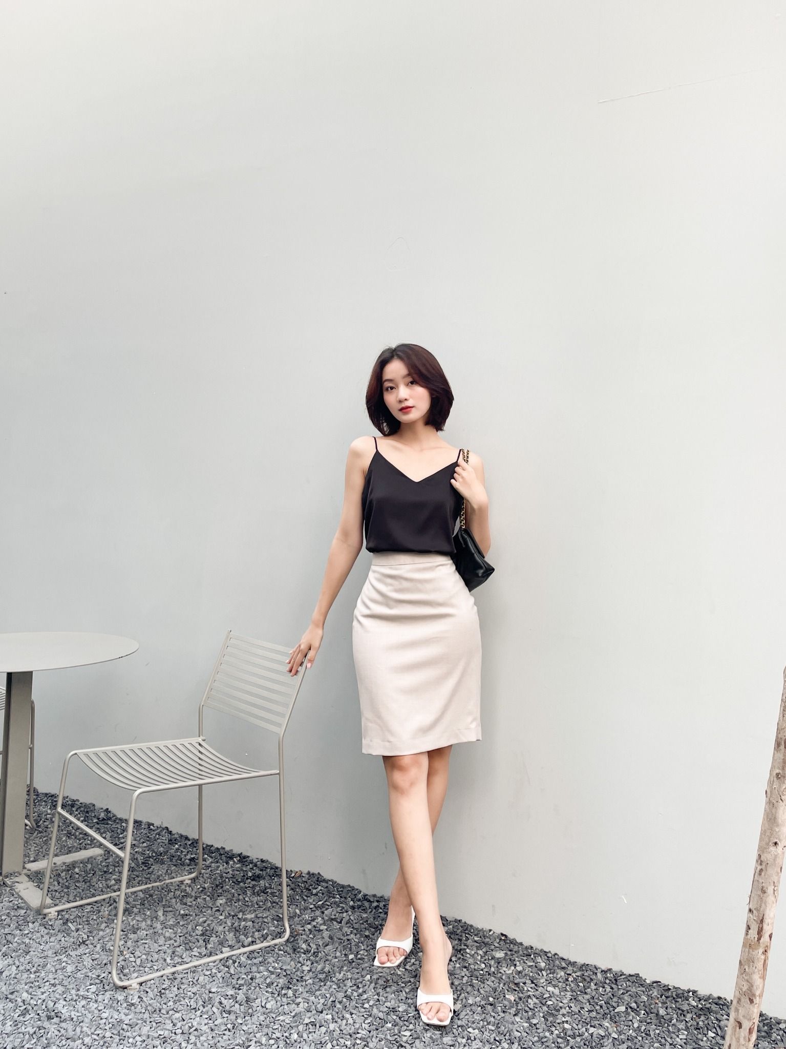 Áo 2 Dây Lụa YAD039
