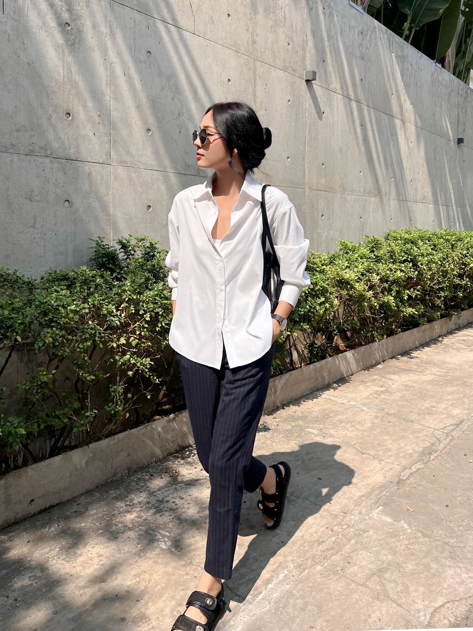 Áo Sơ Mi Sọc Oversize FAS292