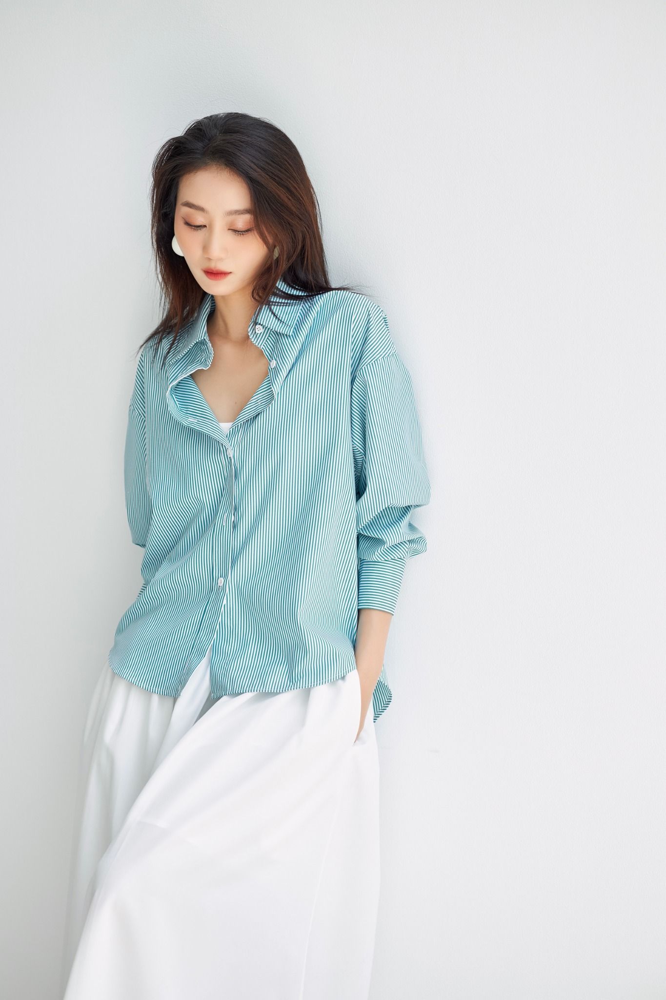 Áo Sơ Mi Sọc Oversize FAS292