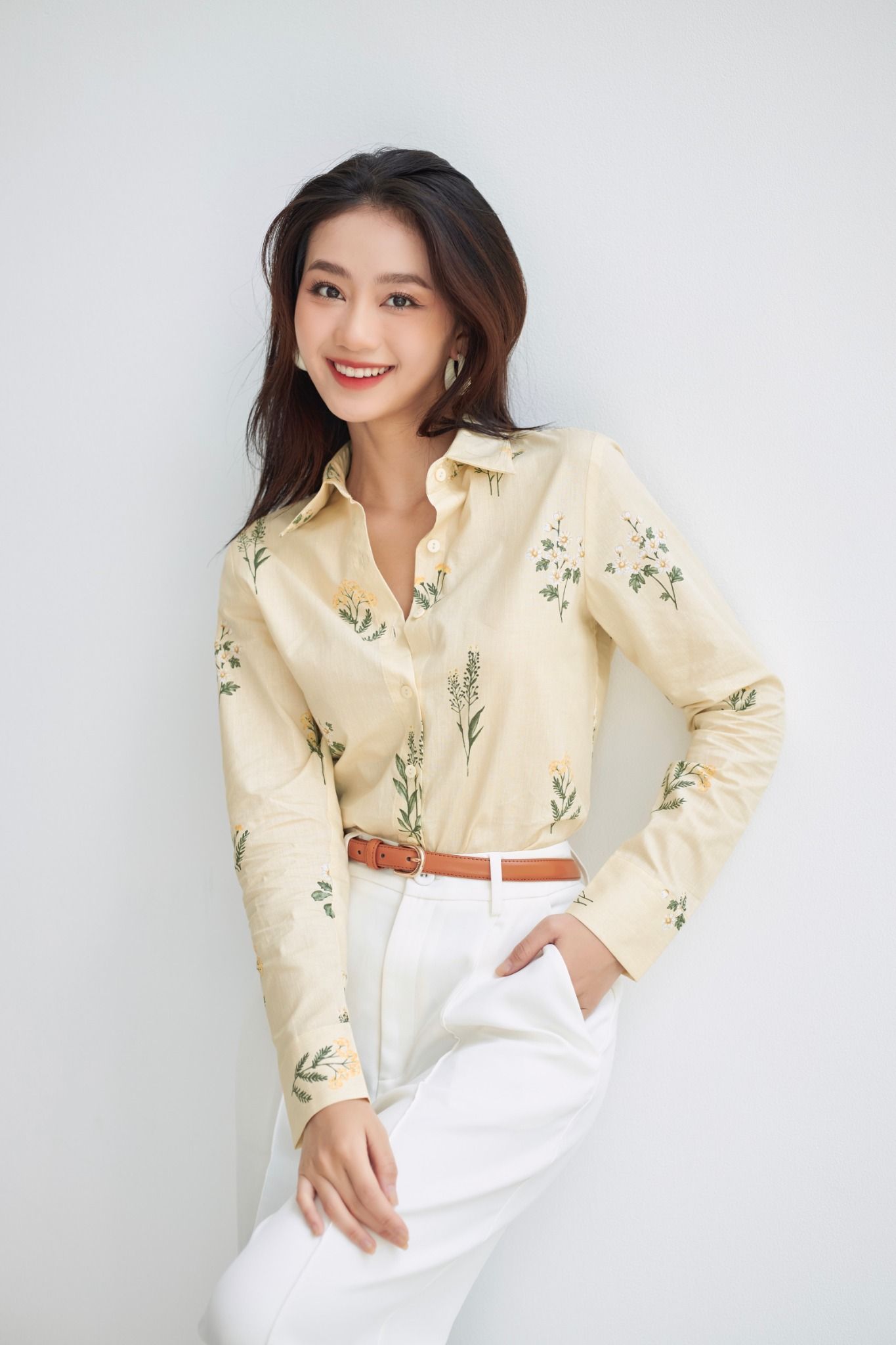 Áo Sơ Mi Hoa Cúc Regular FAS295
